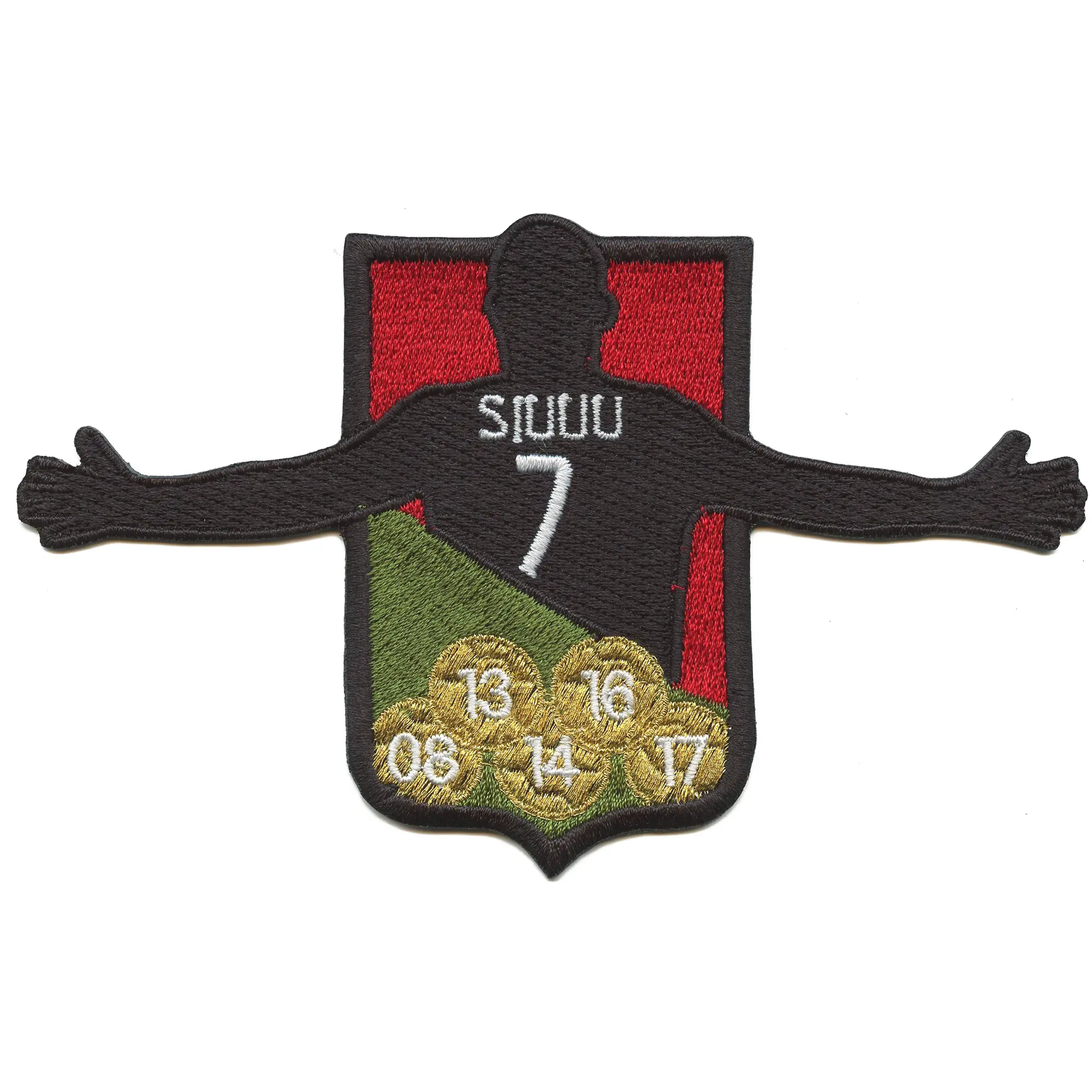Portugal Soccer Player Patch 7 Siuu Elite Embroidered Iron On
