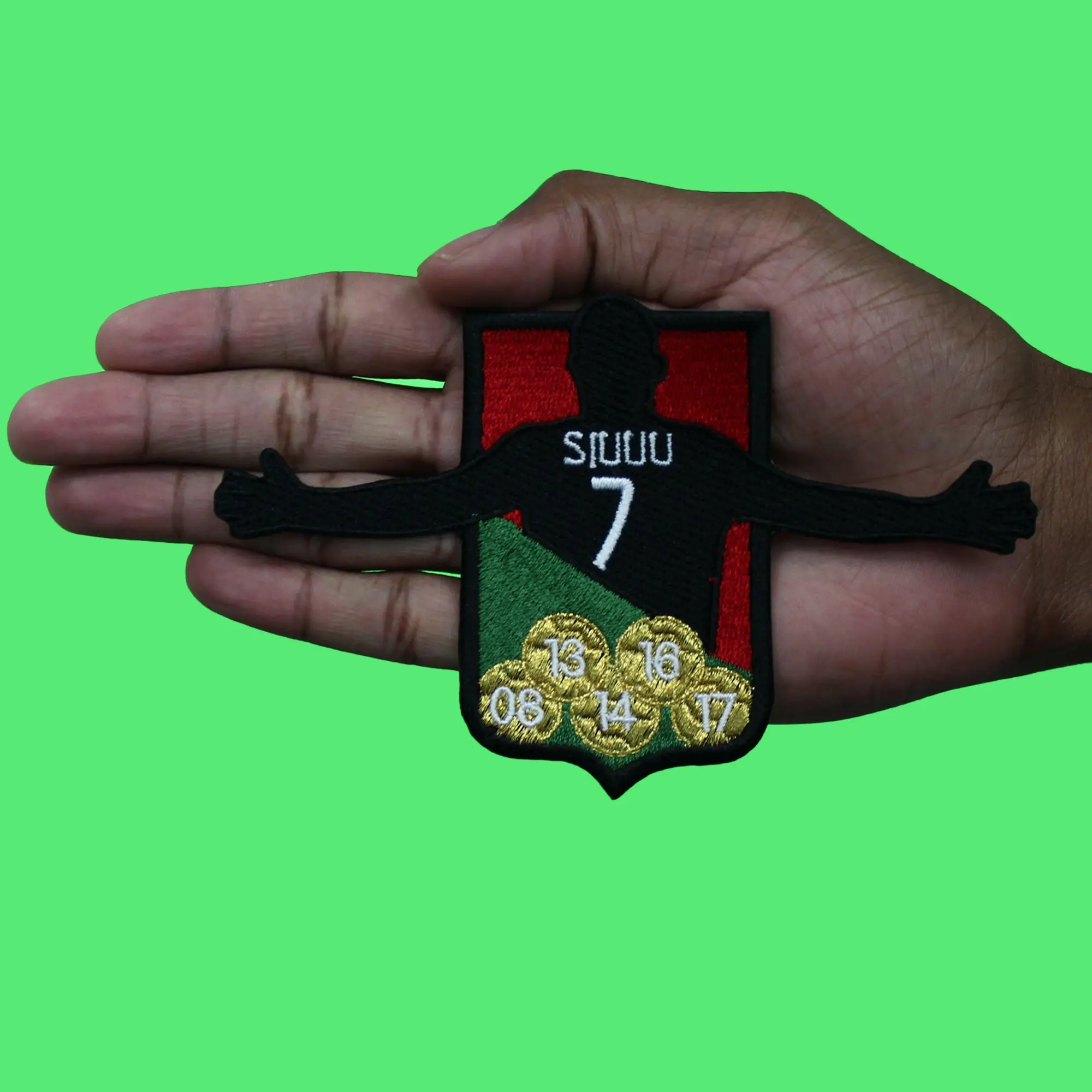 Portugal Soccer Player Patch 7 Siuu Elite Embroidered Iron On - Image 2