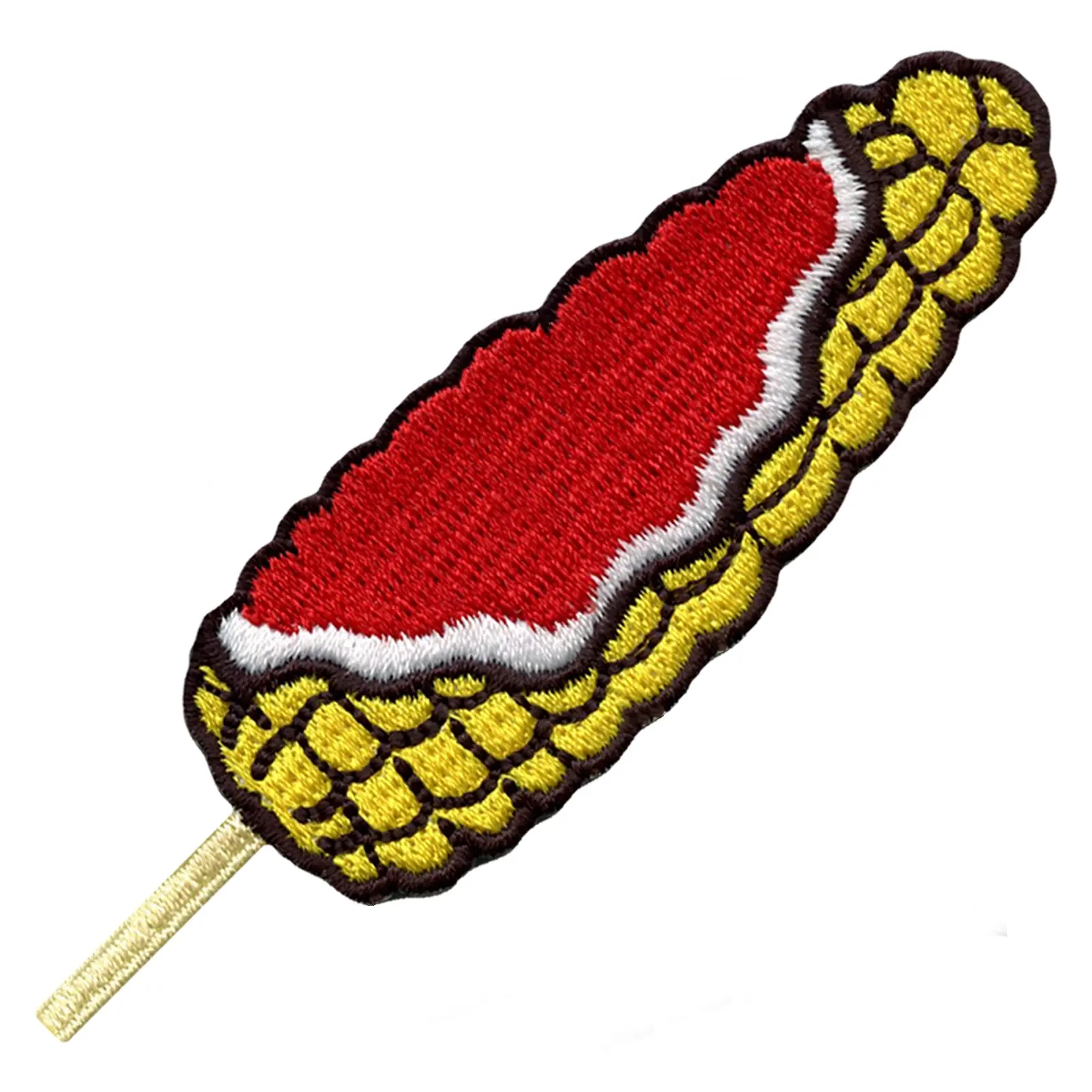 Elote Mexican Street Corn Embroidered Iron On Patch