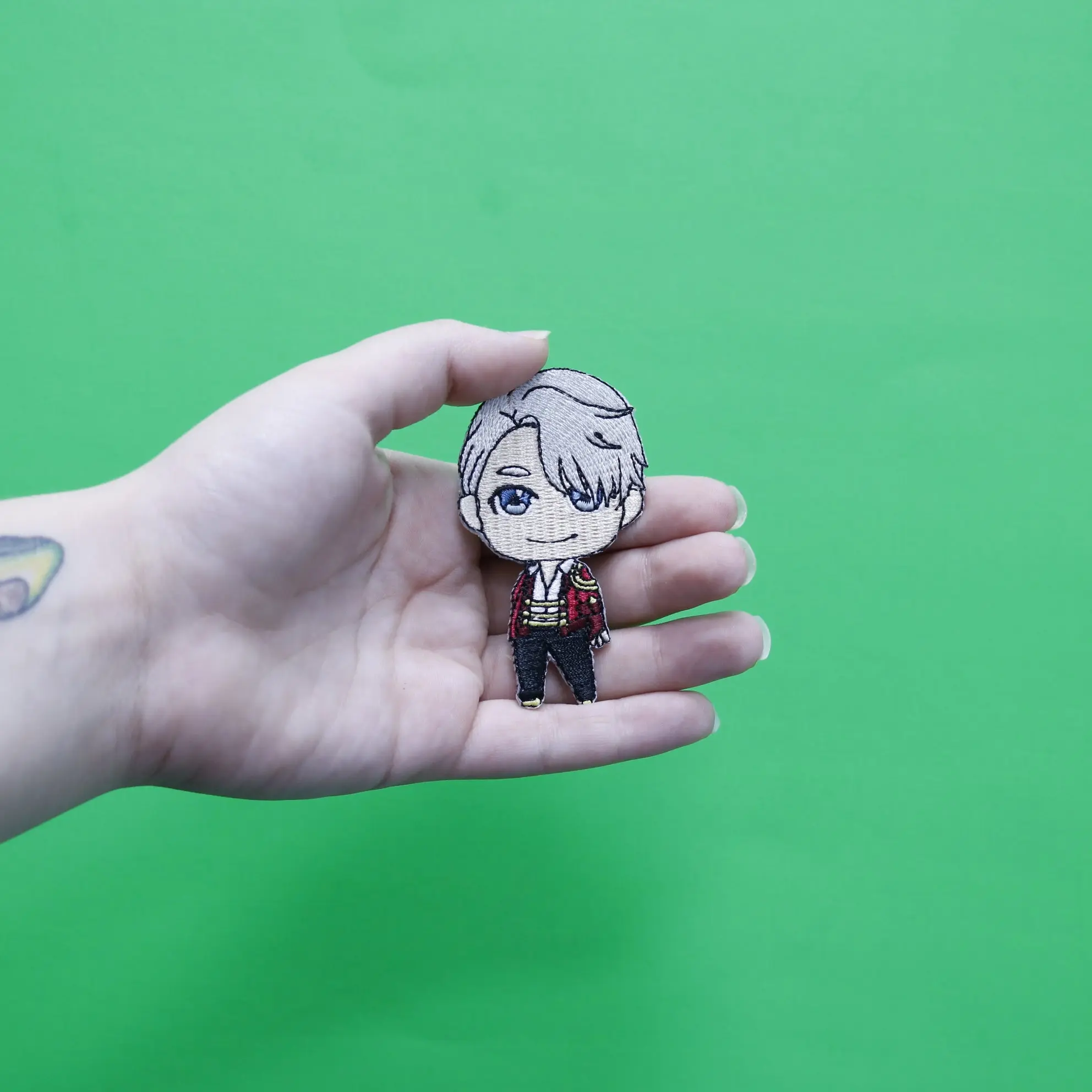 Yuri!!! On Ice: Viktor Nikiforov Embroidered Patch - Image 2