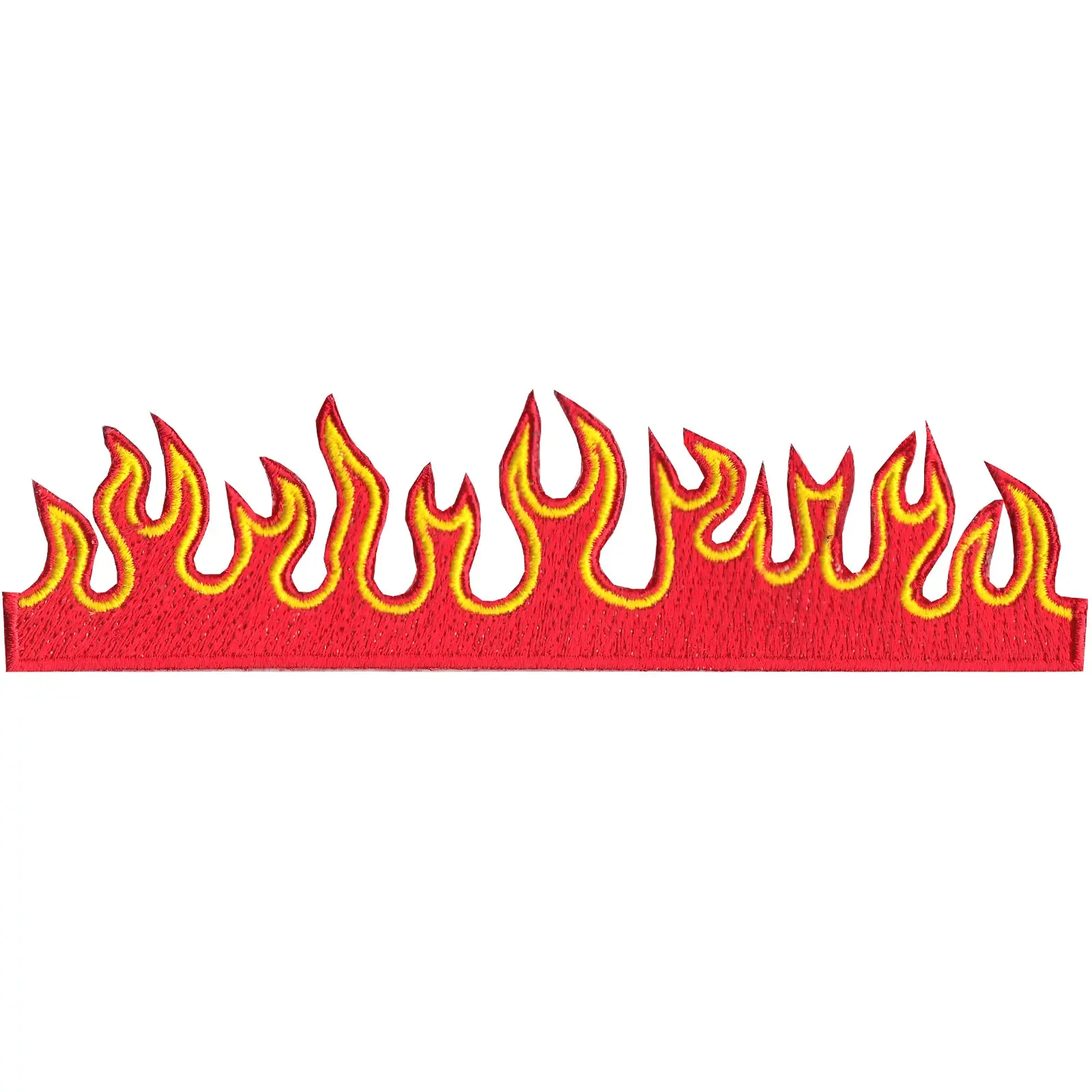 Flames Patch Embroidered Iron On