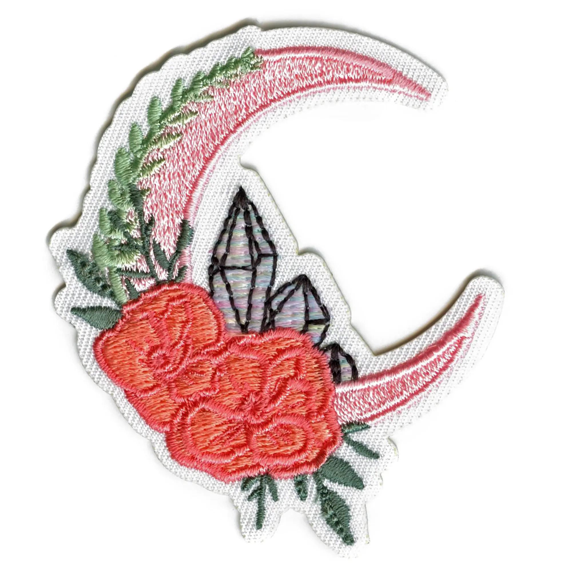 Floral Moon Crystal EXCLUSIVE Embroidered Iron On