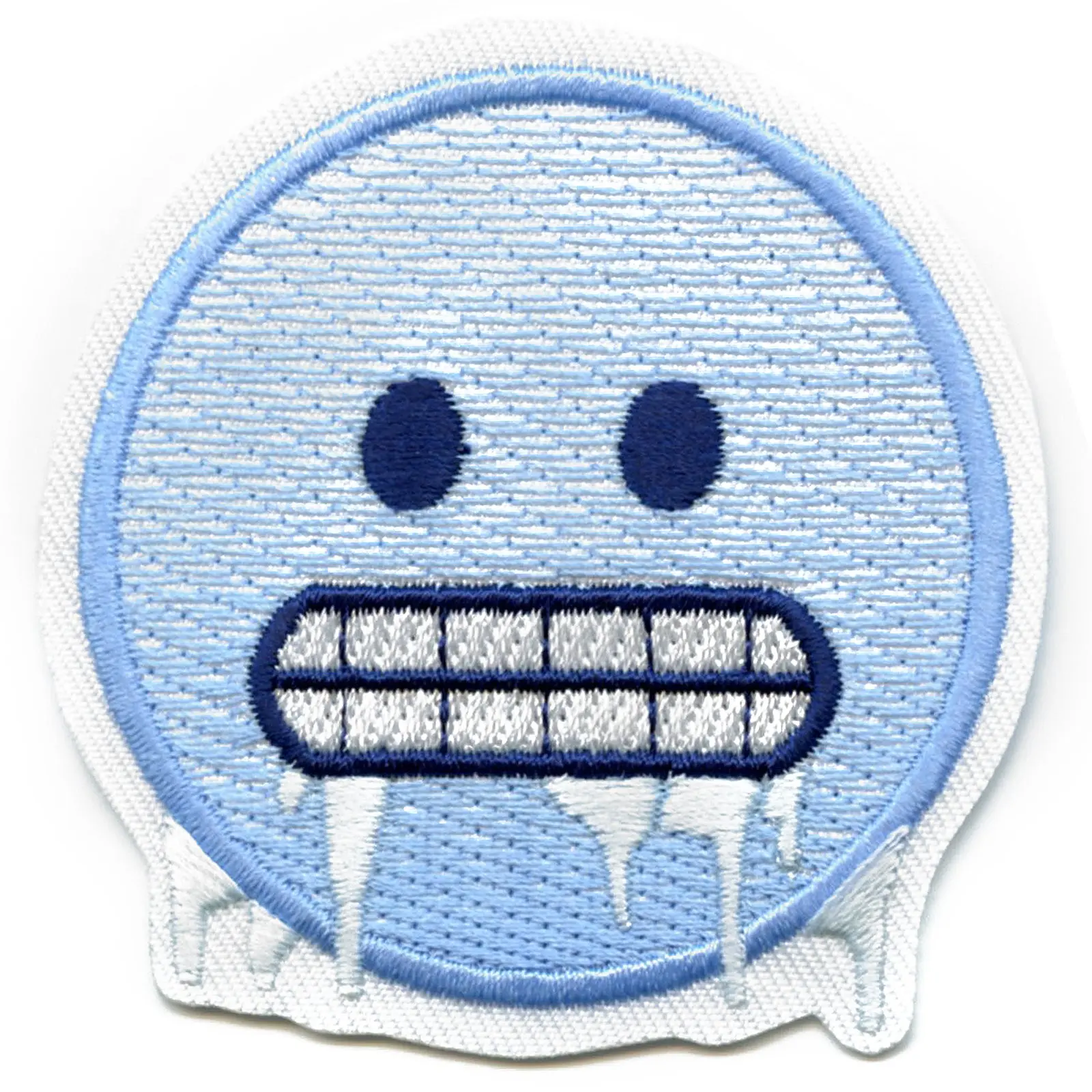 Freezing Cold Icy Iron On Embroidered Patch