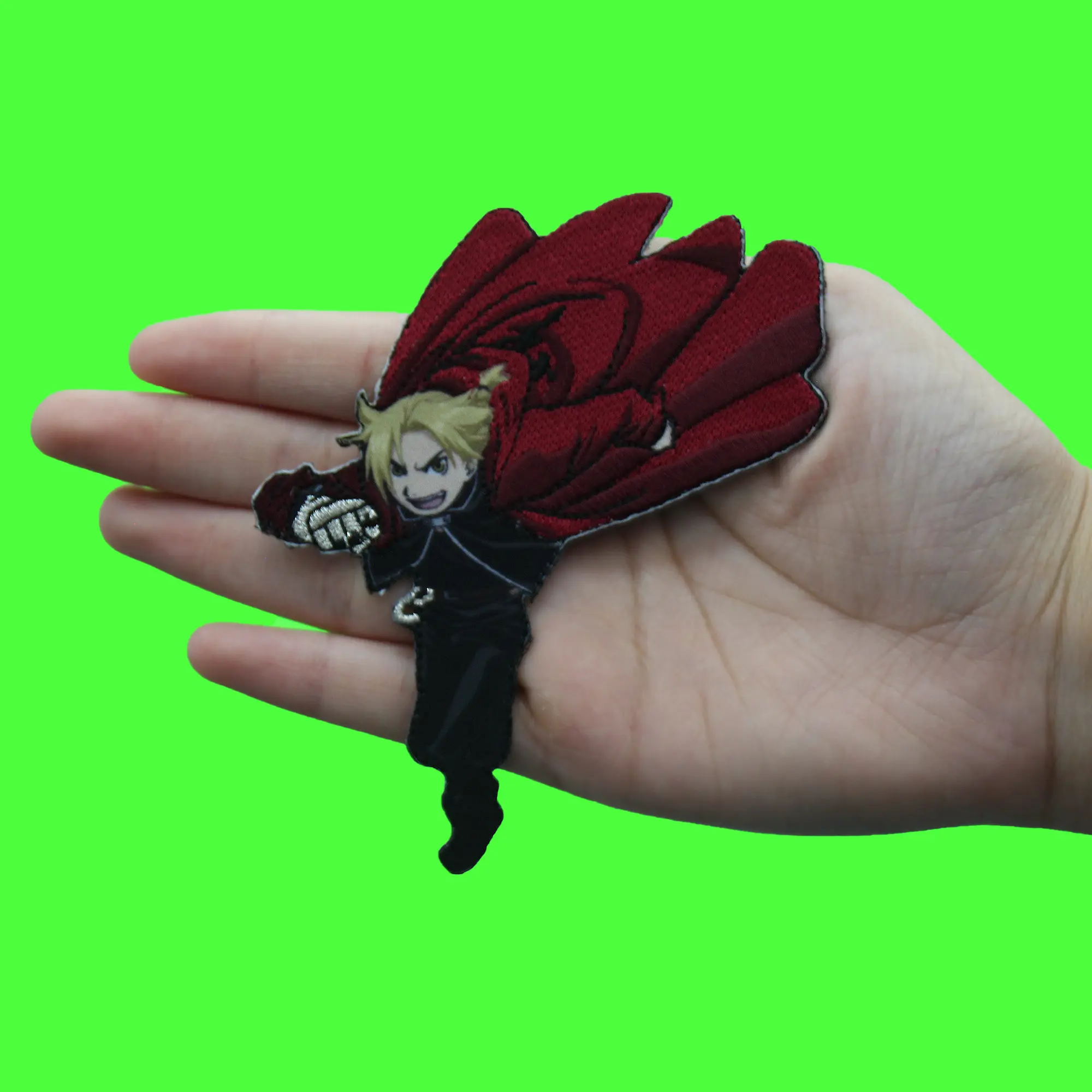 Fullmetal Alchemist Brotherhood Patch Edward Anime Character Sublimated Embroidery Iron On - Image 2