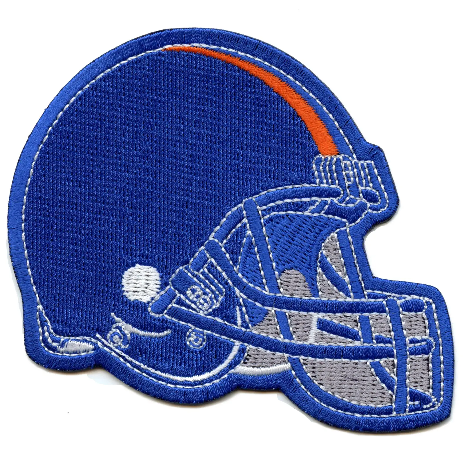 Generic Blue Football Helmet Embroidered Iron On Patch