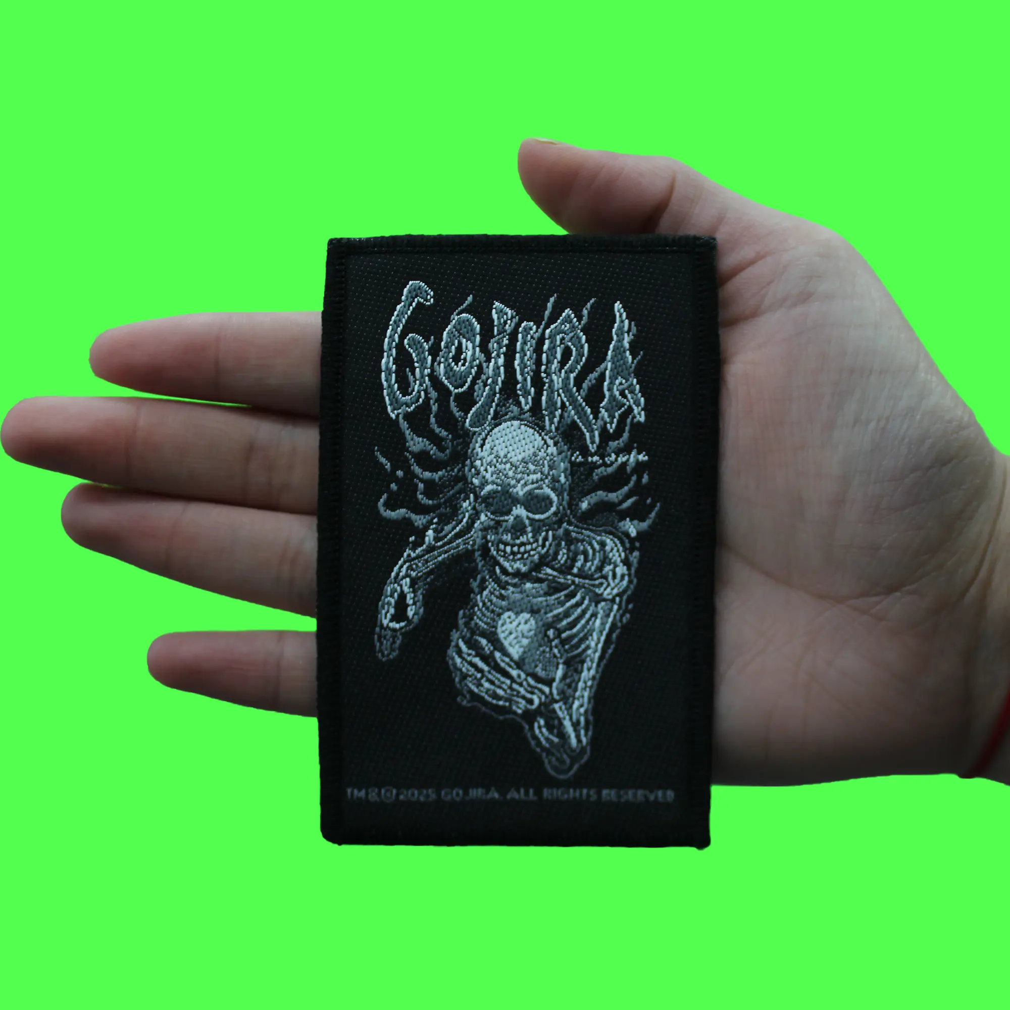Gojira The Way Of All Flesh Patch Rock Music Band Woven Sew On - Image 2
