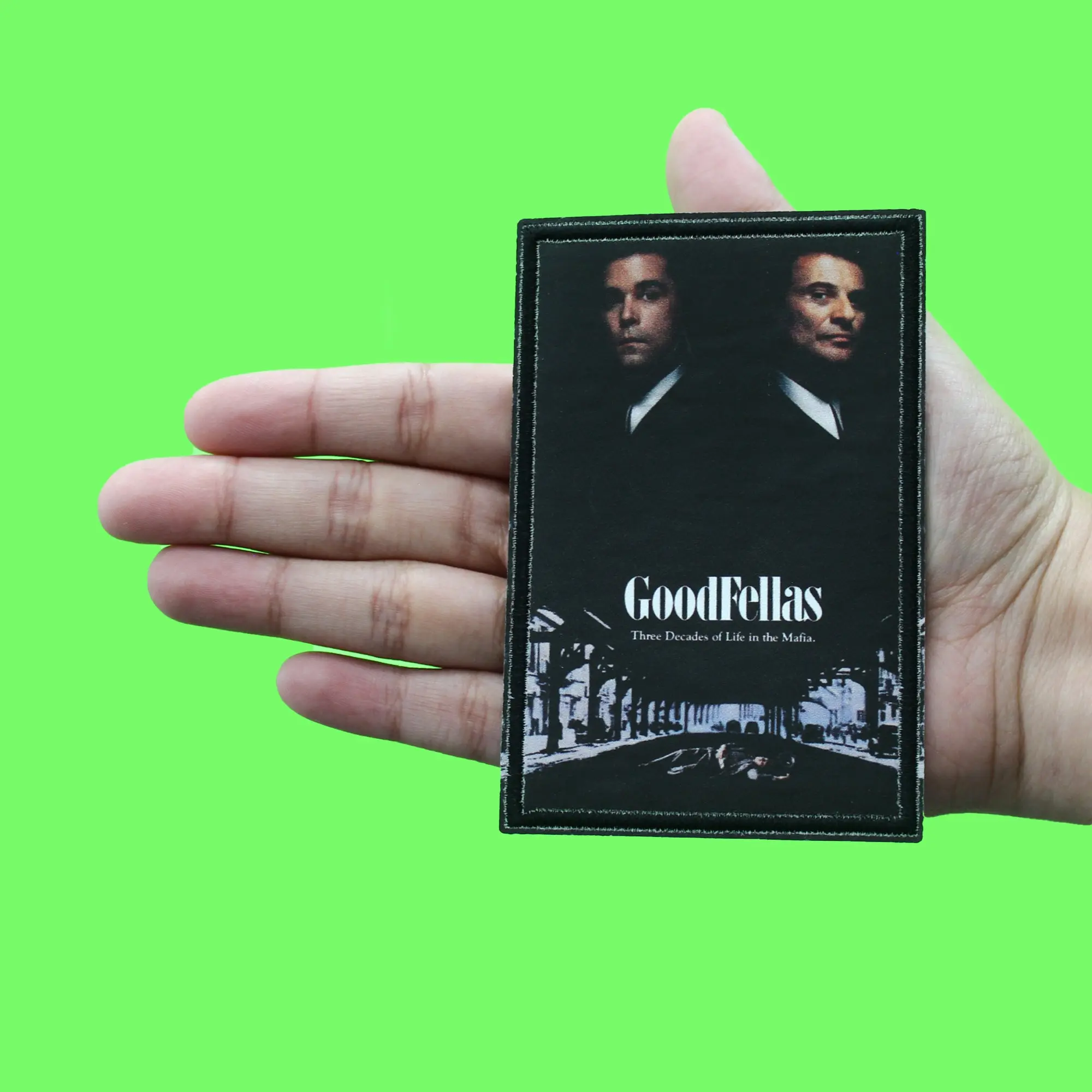 Good Fellas Mafia Poster Patch Robert DiNero Joe Pesci Embroidered Iron On - Image 2