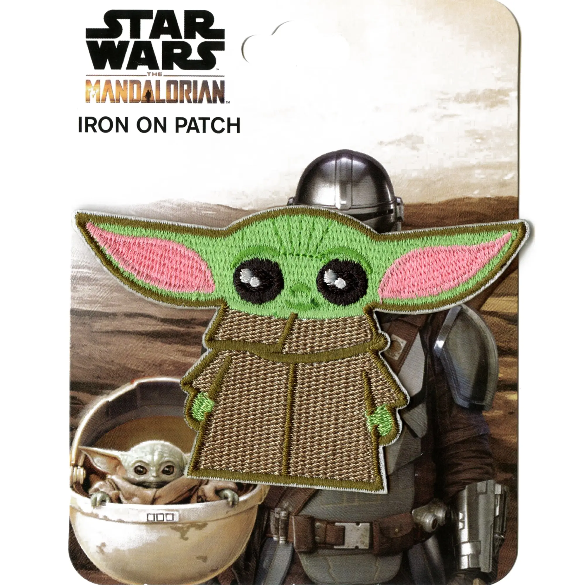 Star Wars The Mandalorian Patch Grogu Standing Embroidered Iron On - Image 2