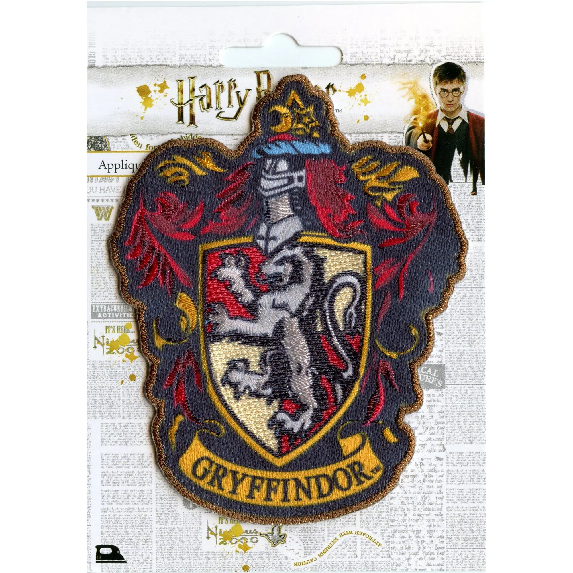 Harry Potter Gryffindor Crest Sublimated Embroidered Iron On Patch