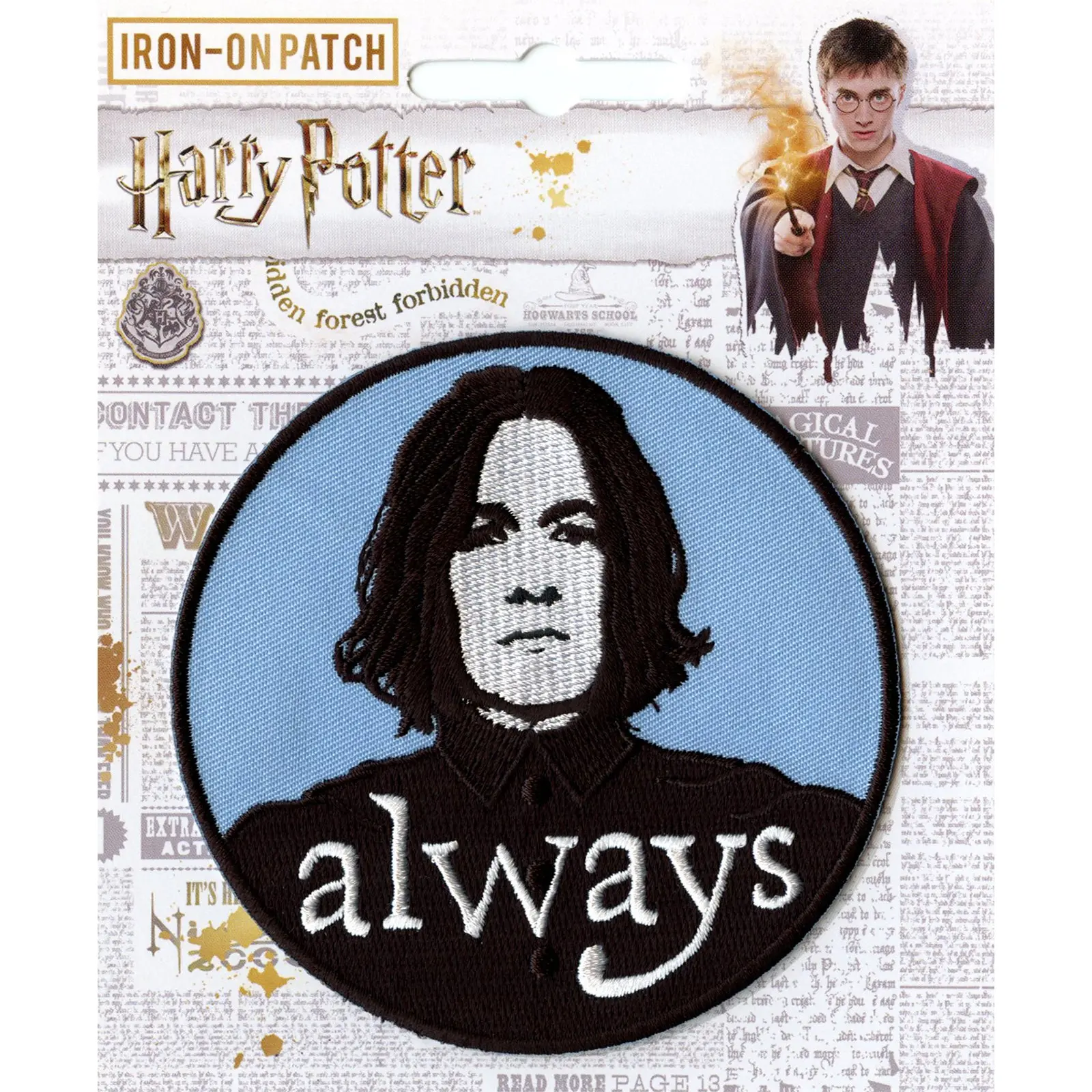 Harry Potter Snape Always Embroidered Iron-on Patch - Image 2