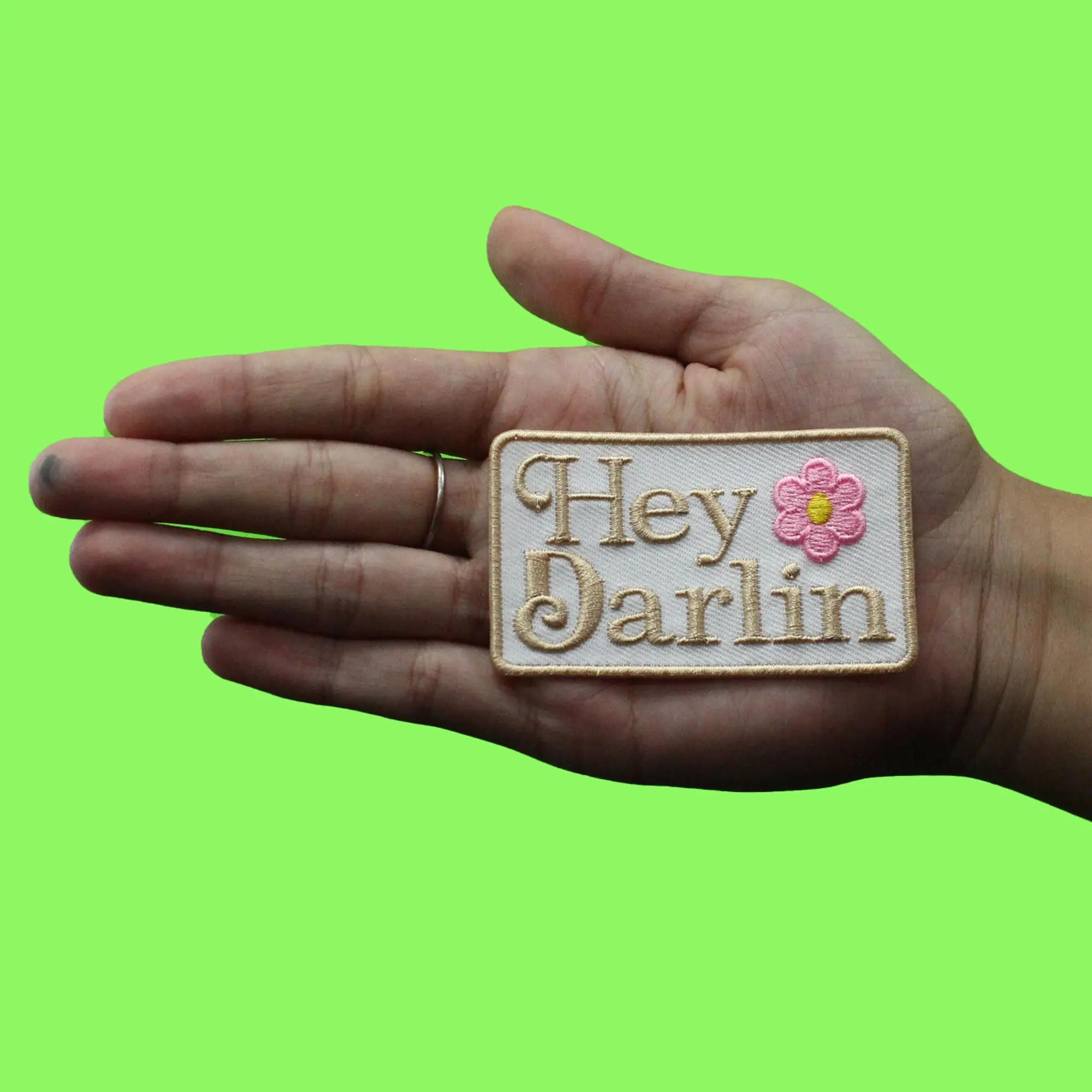 Hey Darlin Southern Patch Sweet Gal Saying Embroidered Iron on - Image 2