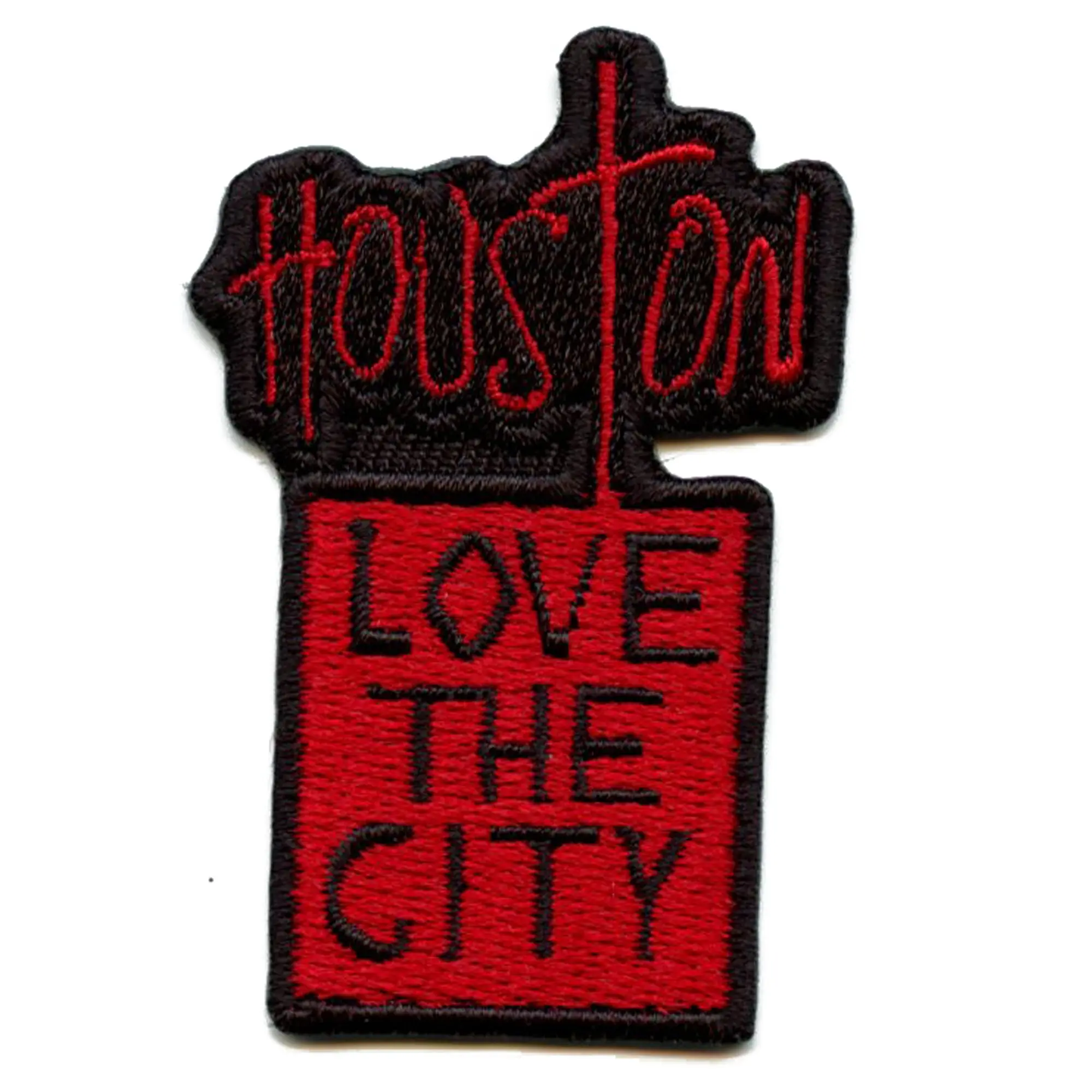 Houston Love The City Patch Graffiti Mural Art Embroidered Iron On