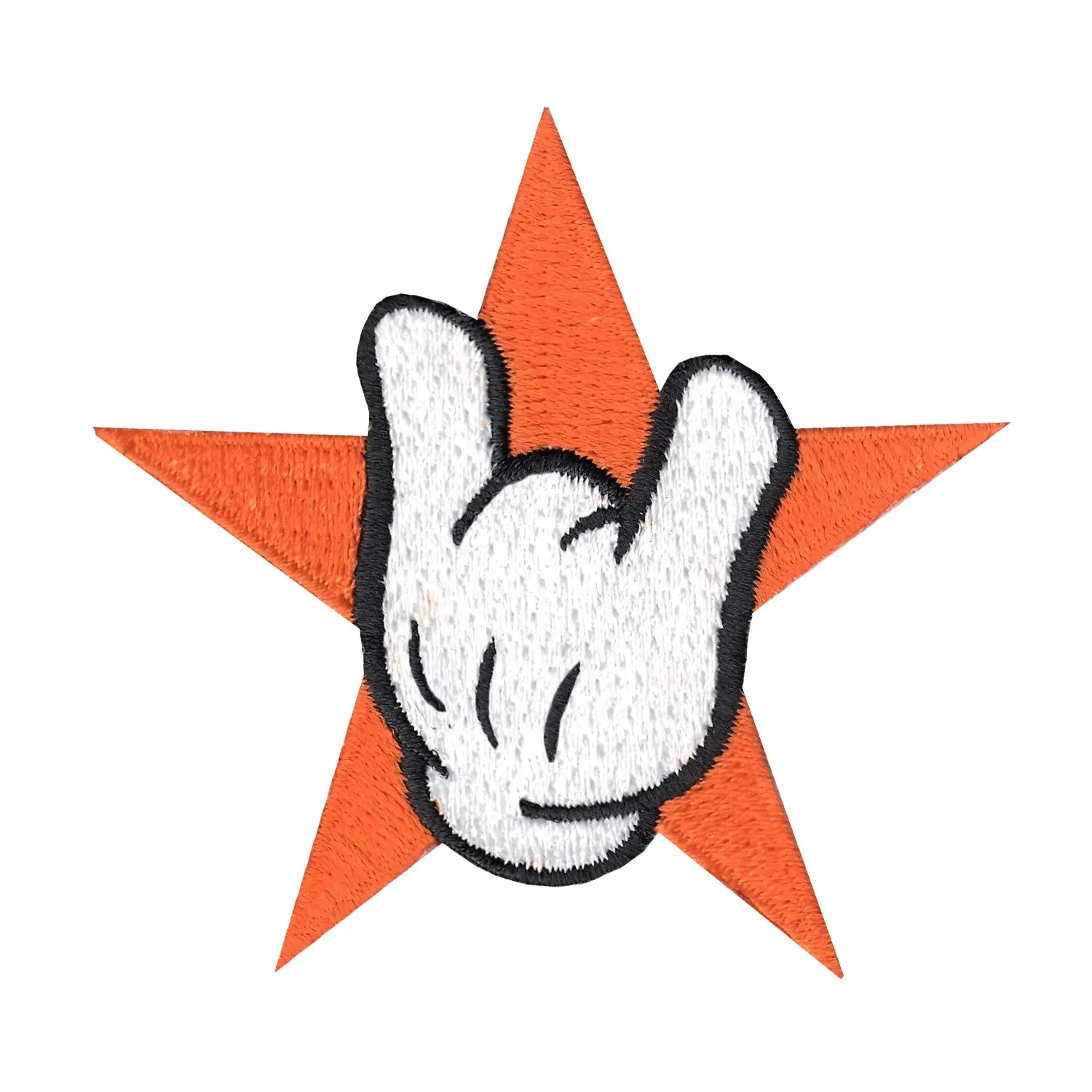 Houston Star Hand H-Town Iron On Applique Patch