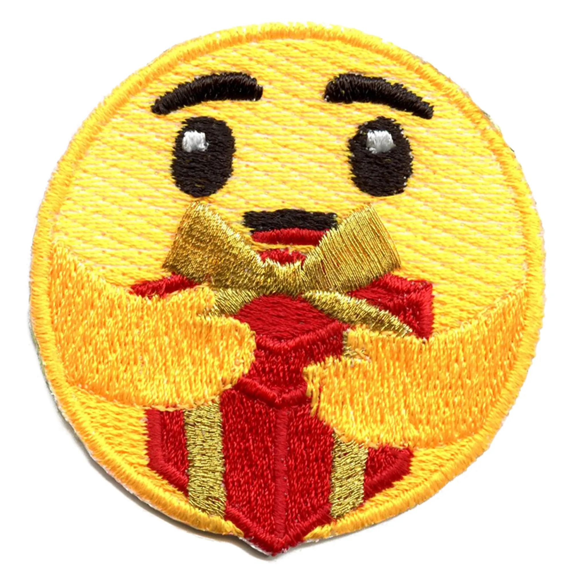 Hugging Present Patch Keyboard Embroidered Iron On
