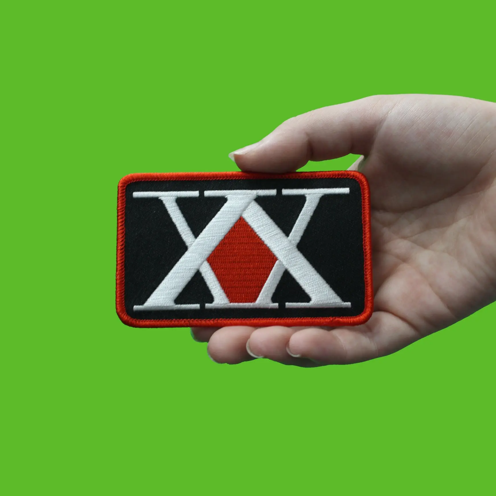 Hunter X Hunter Anime Official Box Logo Embroidered Iron On Patch - Image 2
