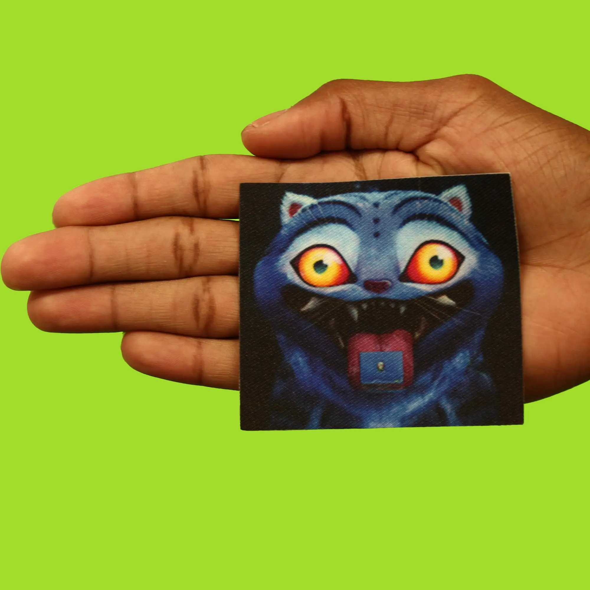Korean Demon Cat Tiger Patch Invitation Slayer Kids Sublimation Iron On - Image 2
