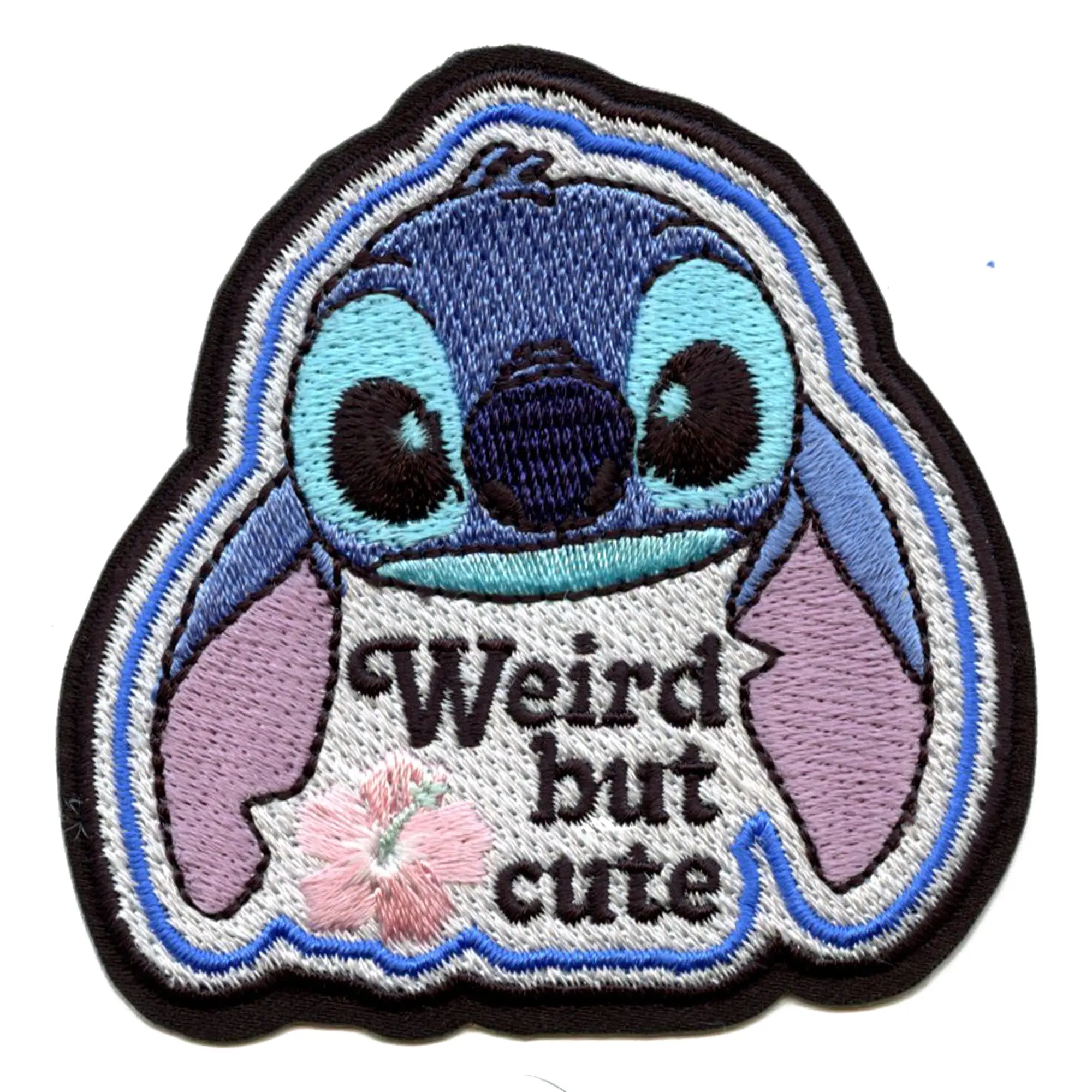 Lilo And Stitch Patch Weird But Cute Embroidered Iron On - Image 2