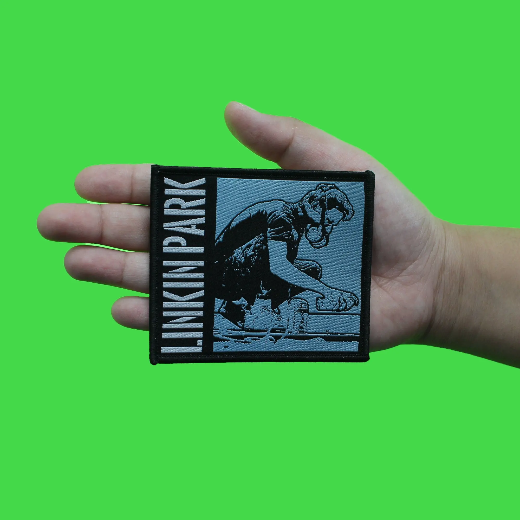 Linkin Park Blue Meteora Patch Album Cover Embroidered Iron On - Image 2