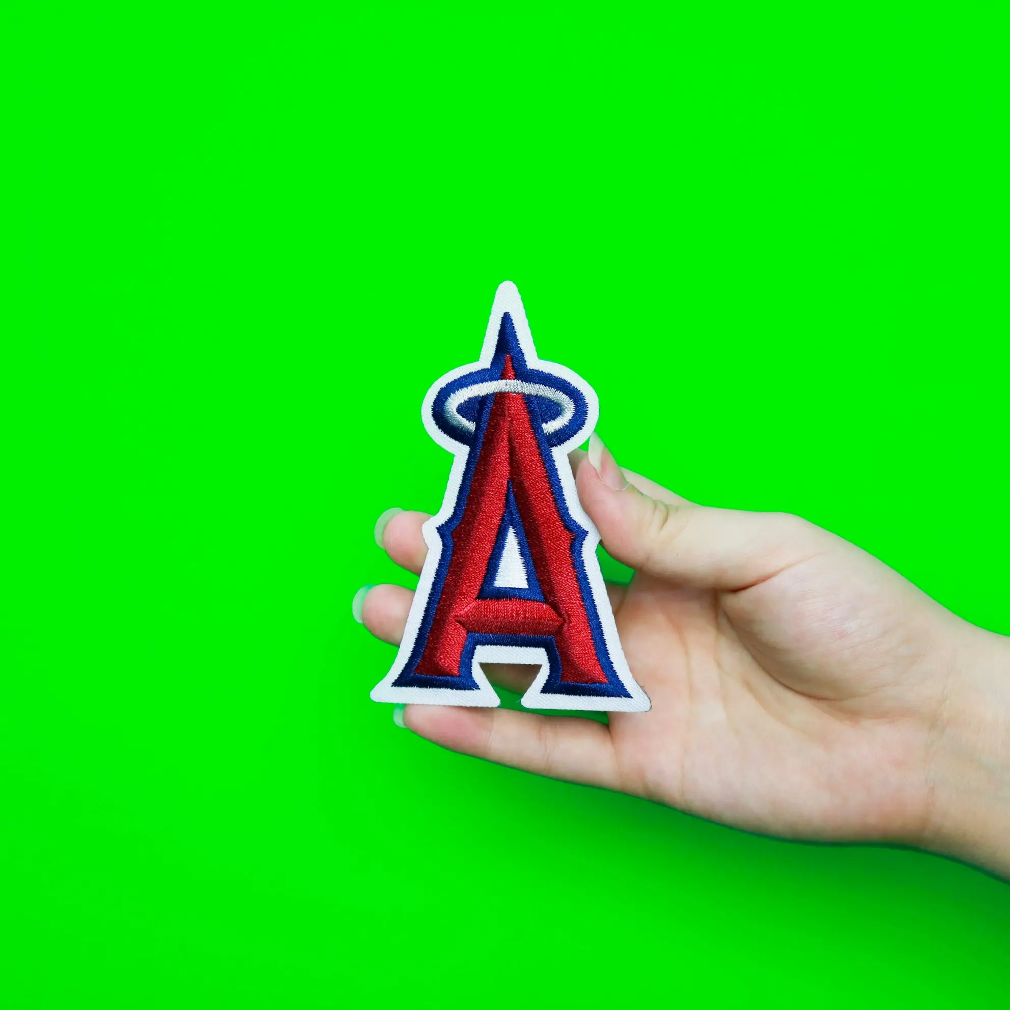 Los Angeles Angels of Anaheim 'A' Silver Halo Patch - Image 2
