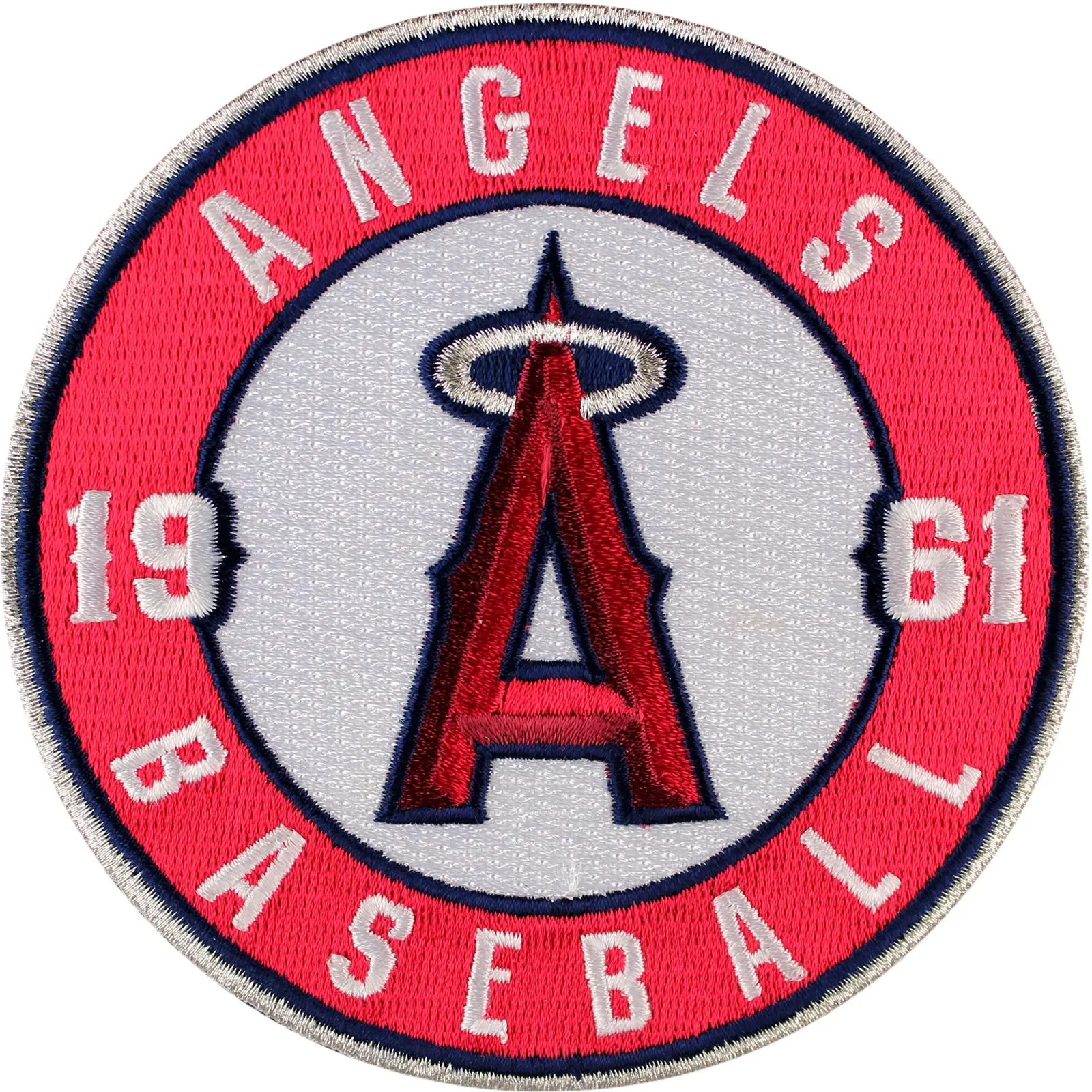 Los Angeles Angels of Anaheim Round Sleeve '1961' Patch (2012)