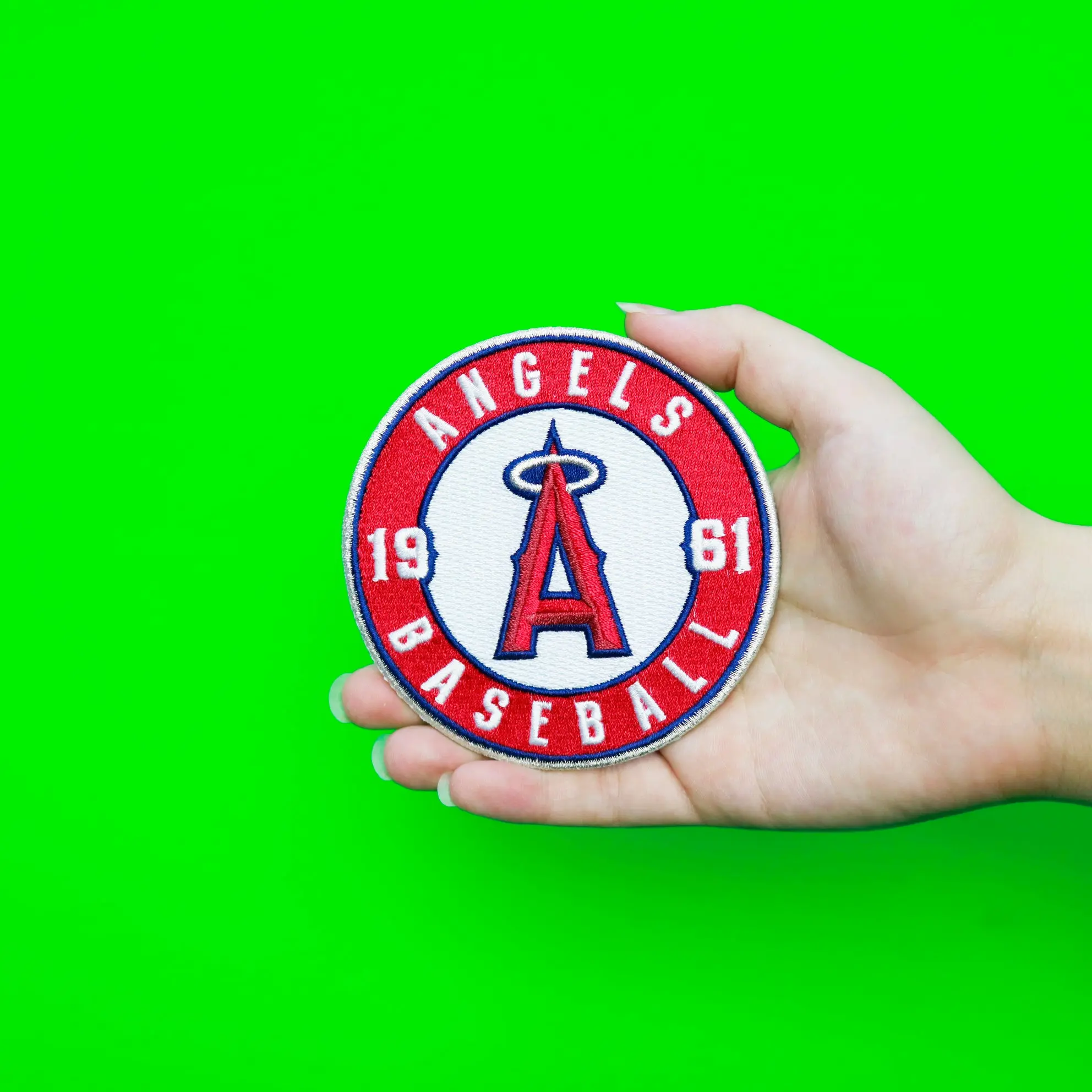 Los Angeles Angels of Anaheim Round Sleeve '1961' Patch (2012) - Image 2
