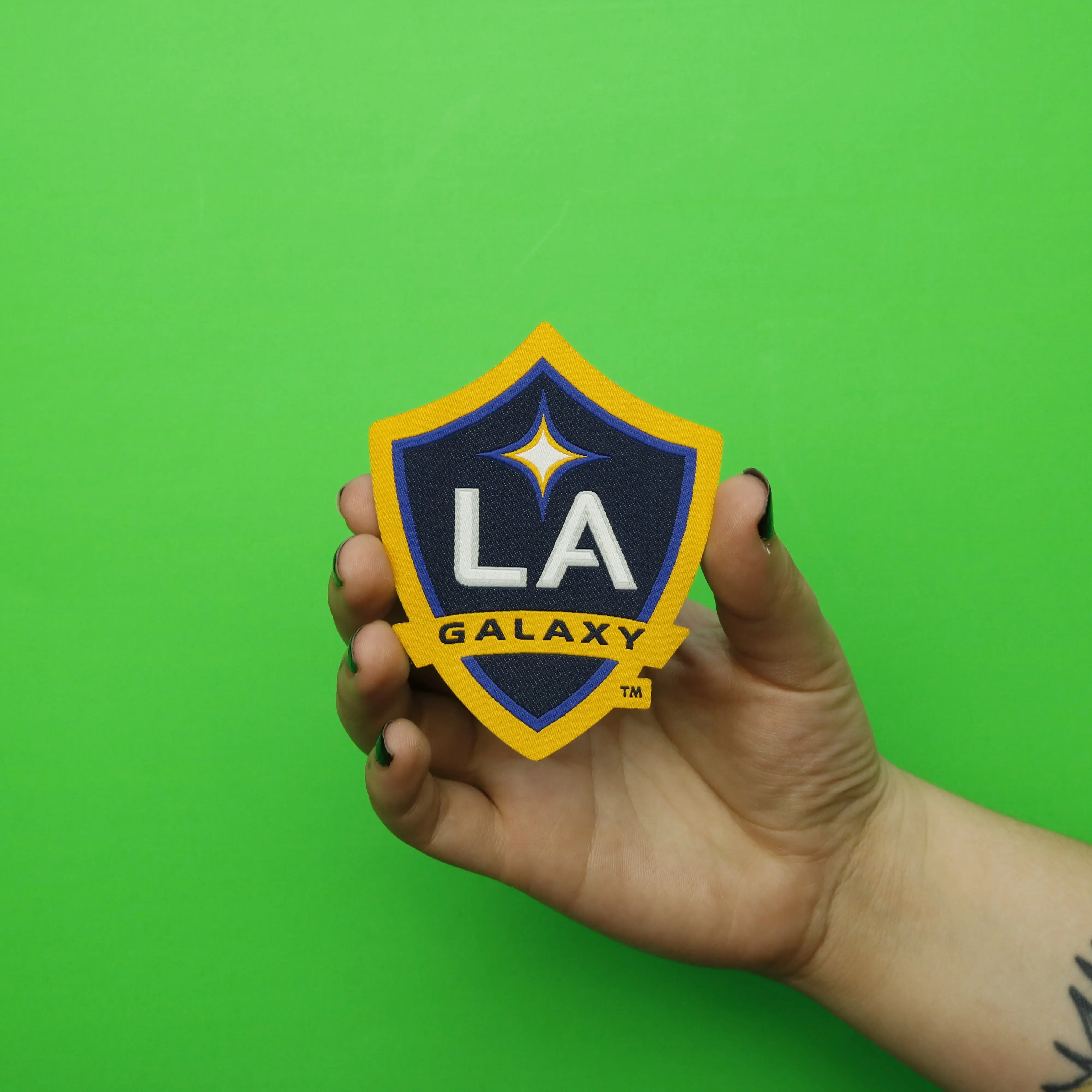 Los Angeles Galaxy Primary Team Crest Pro-Weave Jersey Patch - Image 2