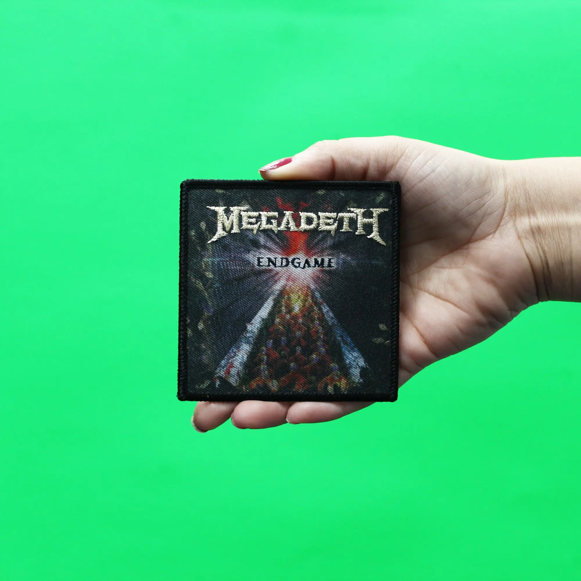 Megadeth Patch Endgame Cover Embroidered Iron On - Image 2