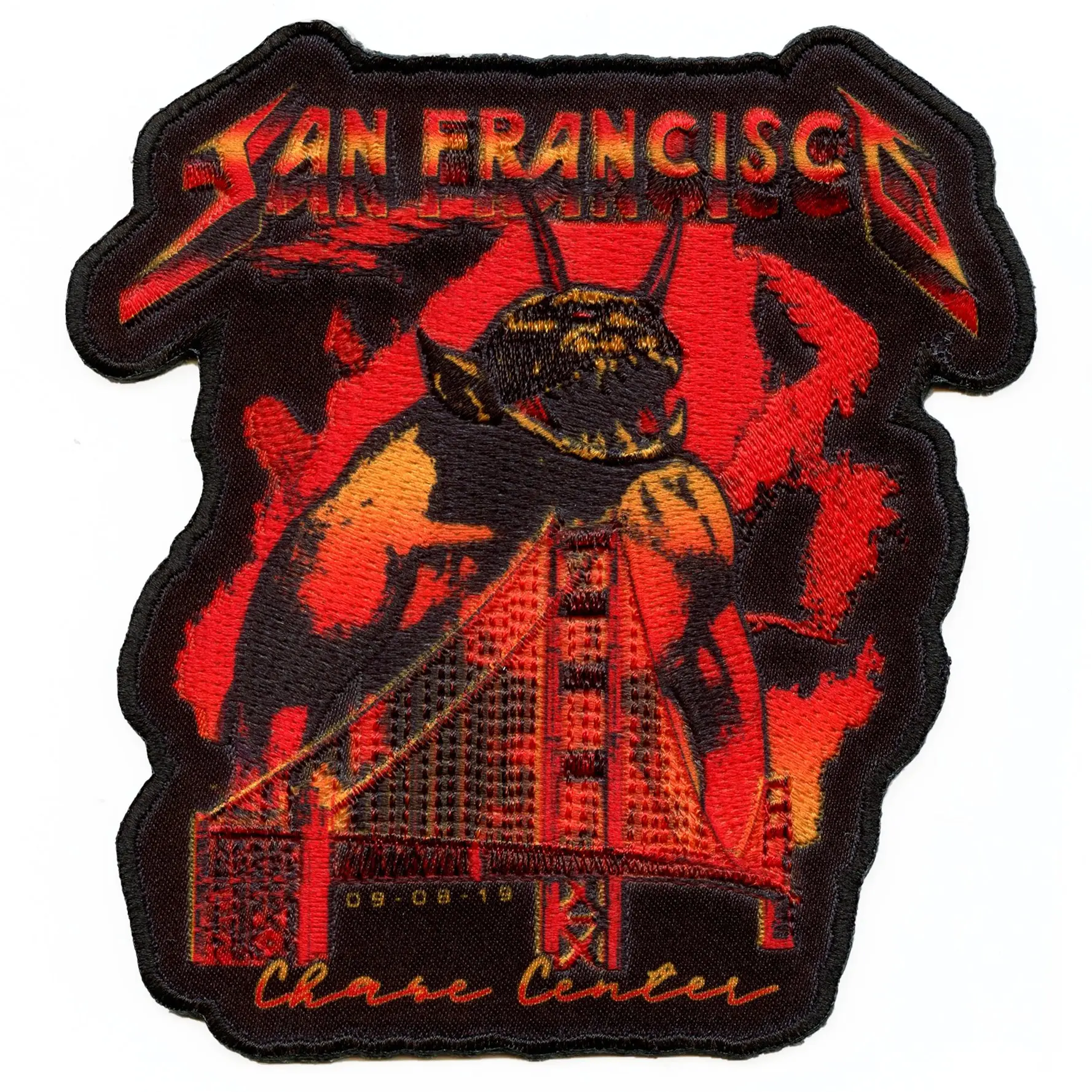 Metallica Jump In The Bay Bootleg Patch Heavy Metal Band Sublimation Embroidered Iron-On