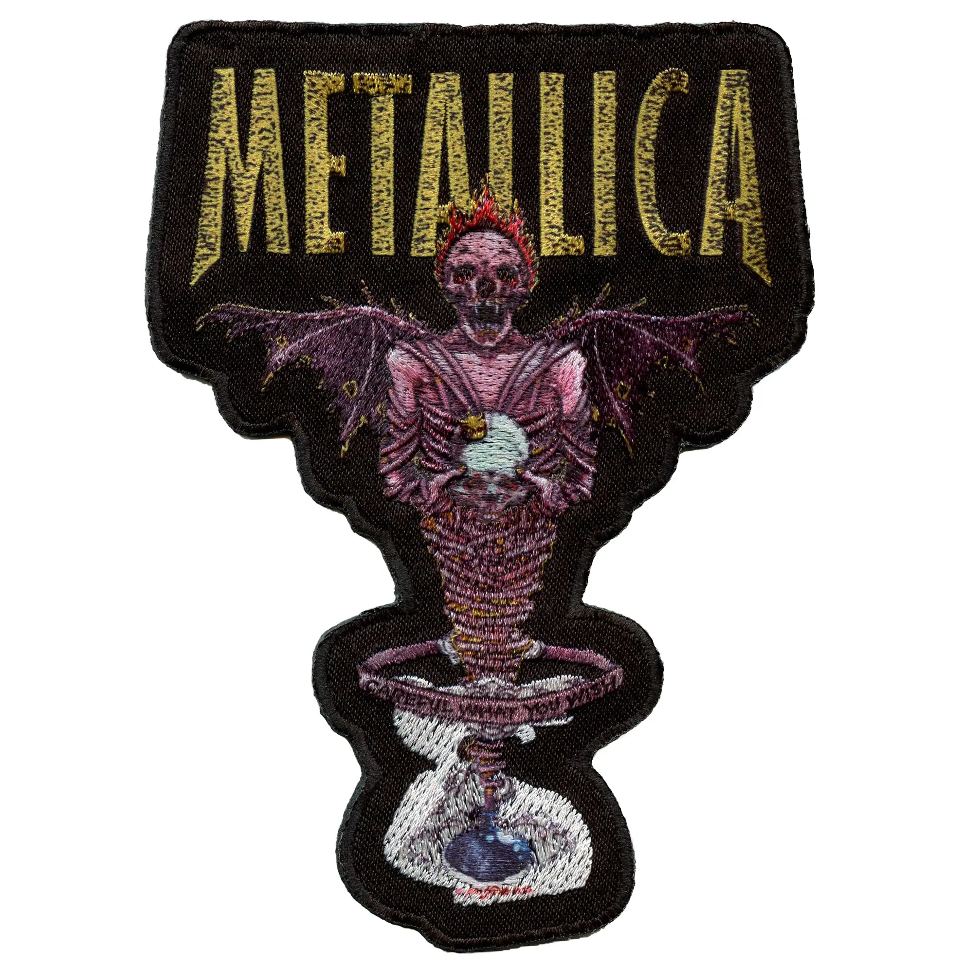 Metallica King Nothing Vintage Patch Heavy Metal Band Sublimation Embroidered Iron-On