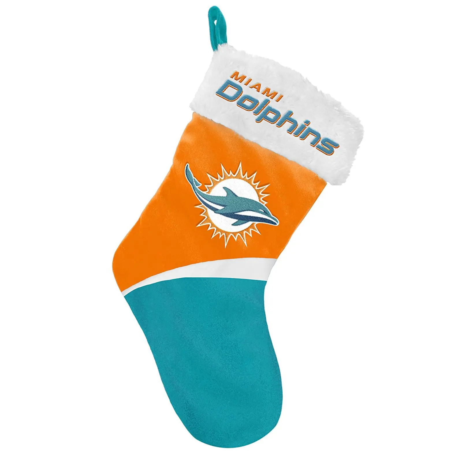 Miami Dolphins NFL Basic Christmas Stocking