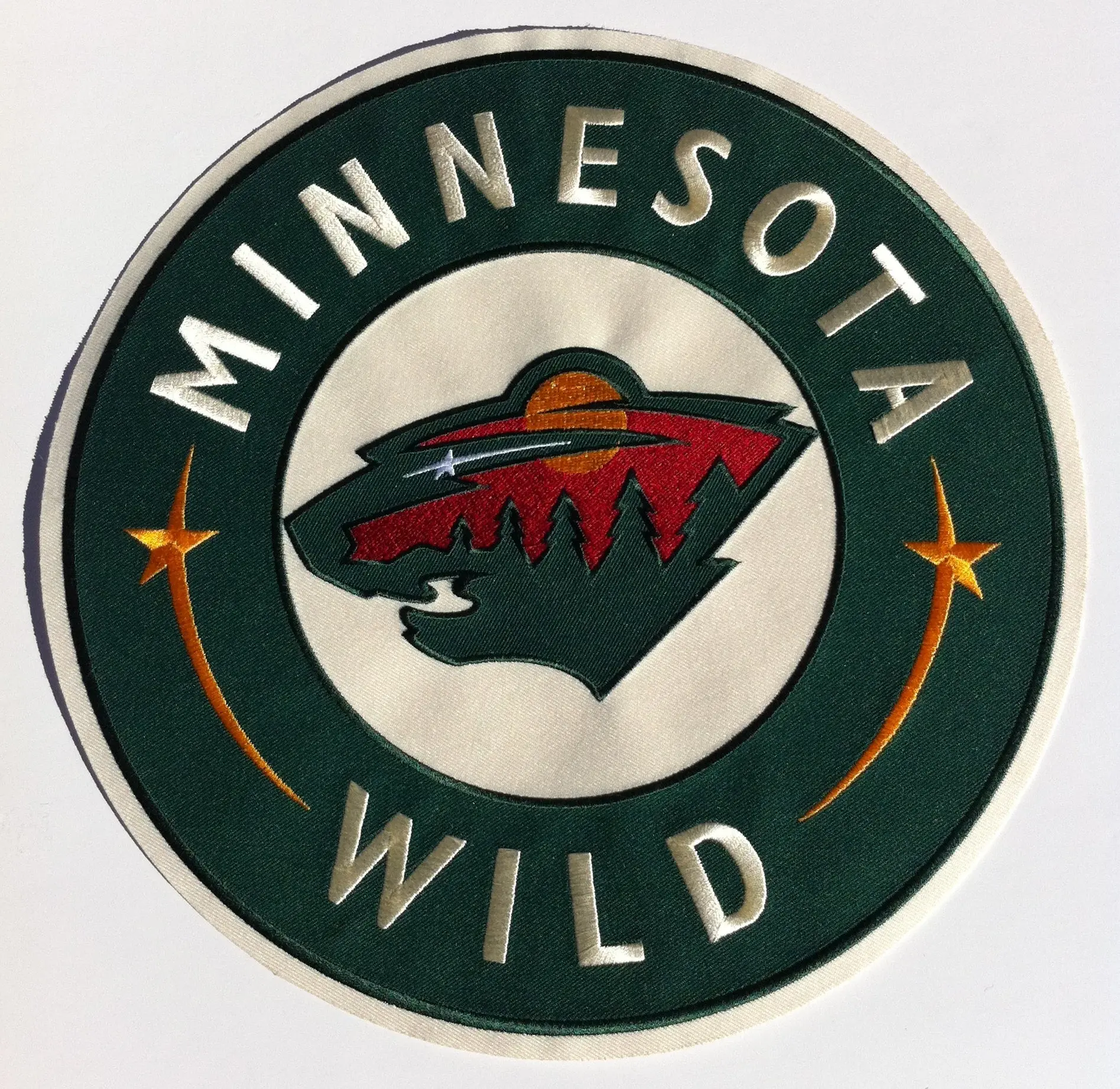 Minnesota Wild Round Large Front Logo Jersey Patch