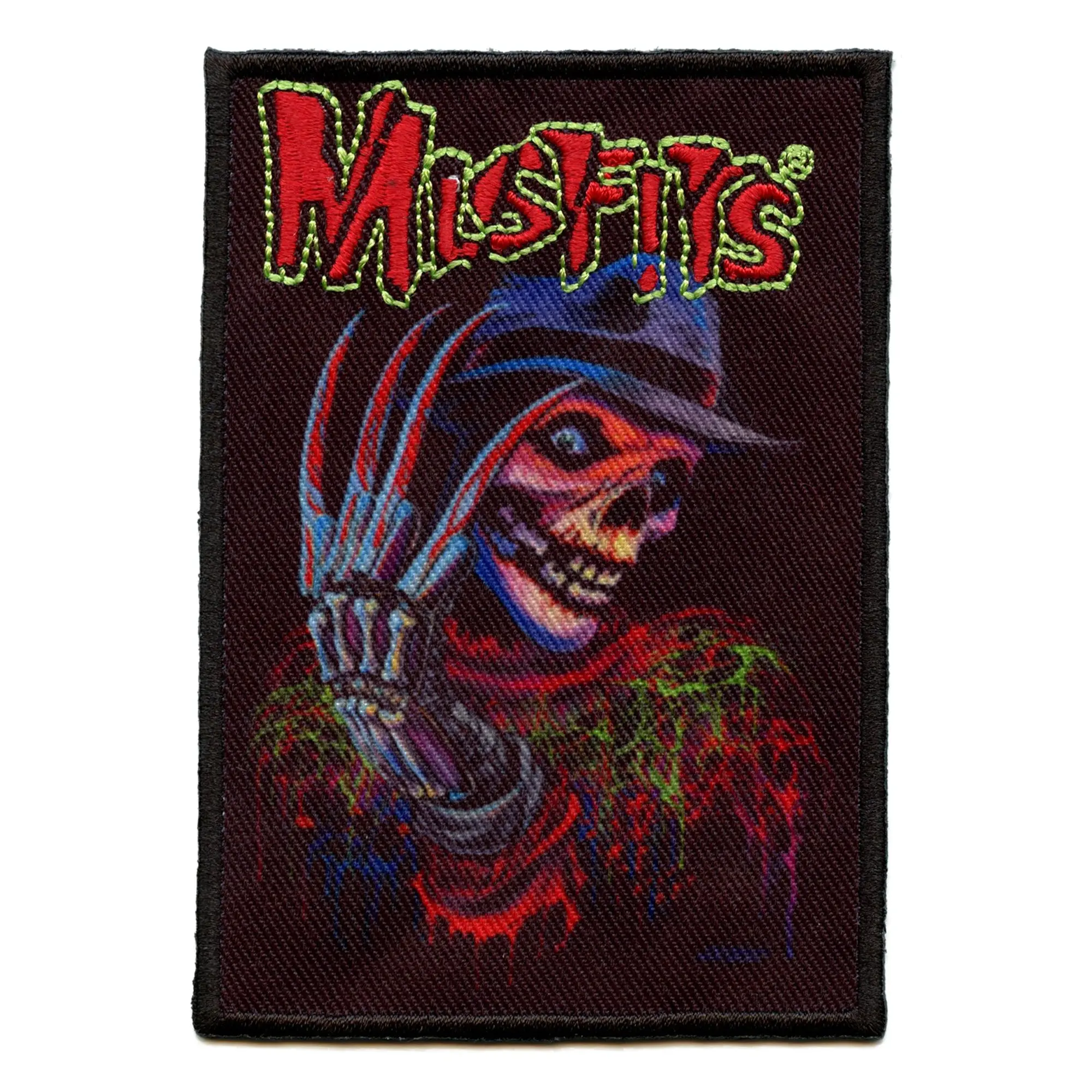Misfits Patch Nightmare Skeleton Sublimated Embroidery Iron On