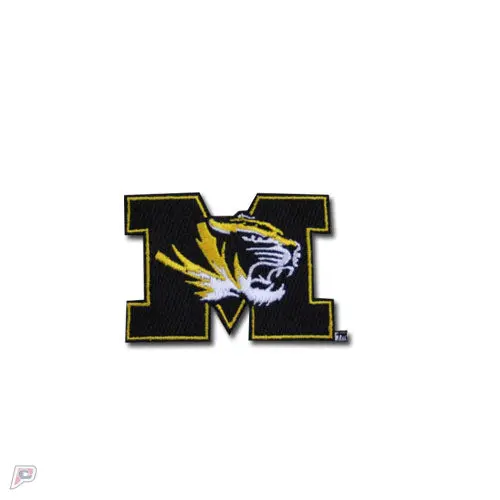 Missouri Tigers M University Logo Iron On Embroidered Patch - Image 2