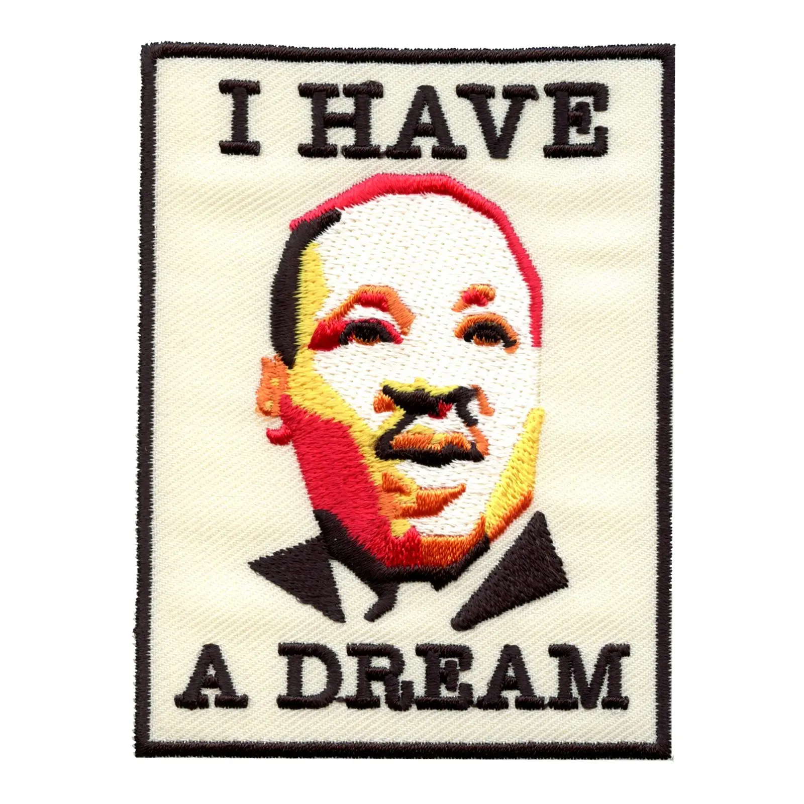 Martin Luther King I Have A Dream Morale Poster Embroidered Iron On Patch