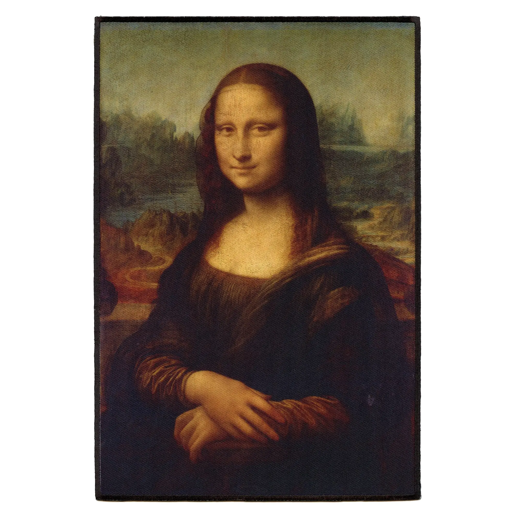 Mona Lisa Patch Leonardo Da Vinci Painting Back Patch Italian Renaissance Large Iron On