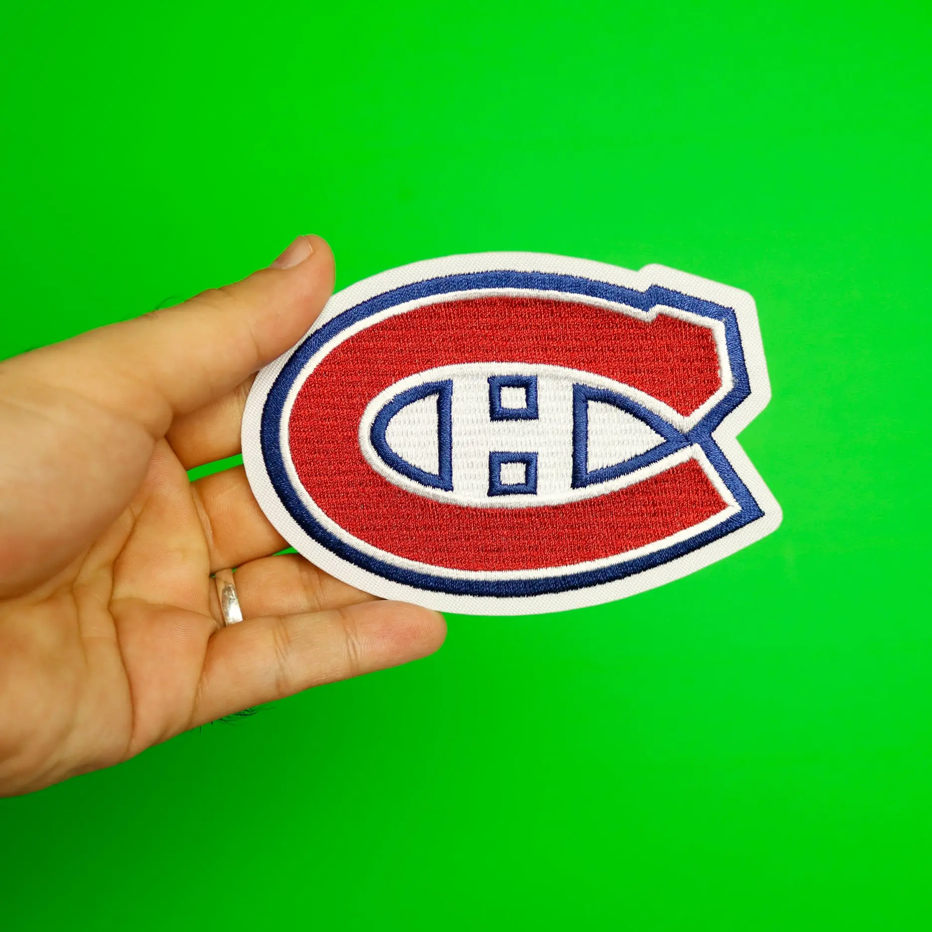 Montreal Canadiens Primary Team Logo Patch (White Border) - Image 2