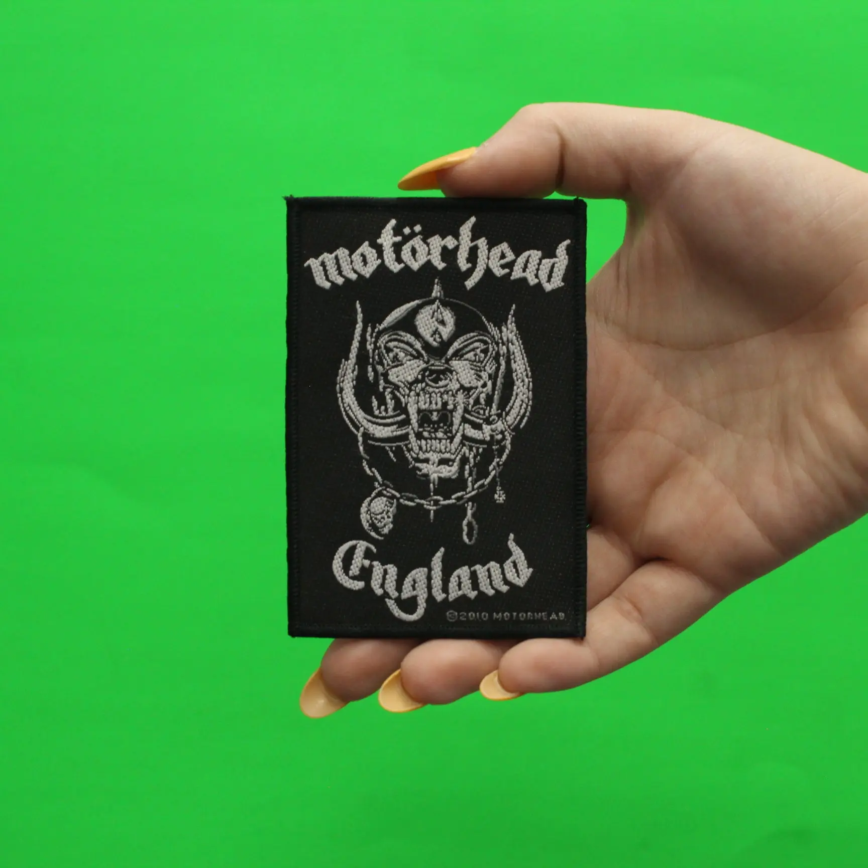 Motorhead England Woven Sew On Patch - Image 2