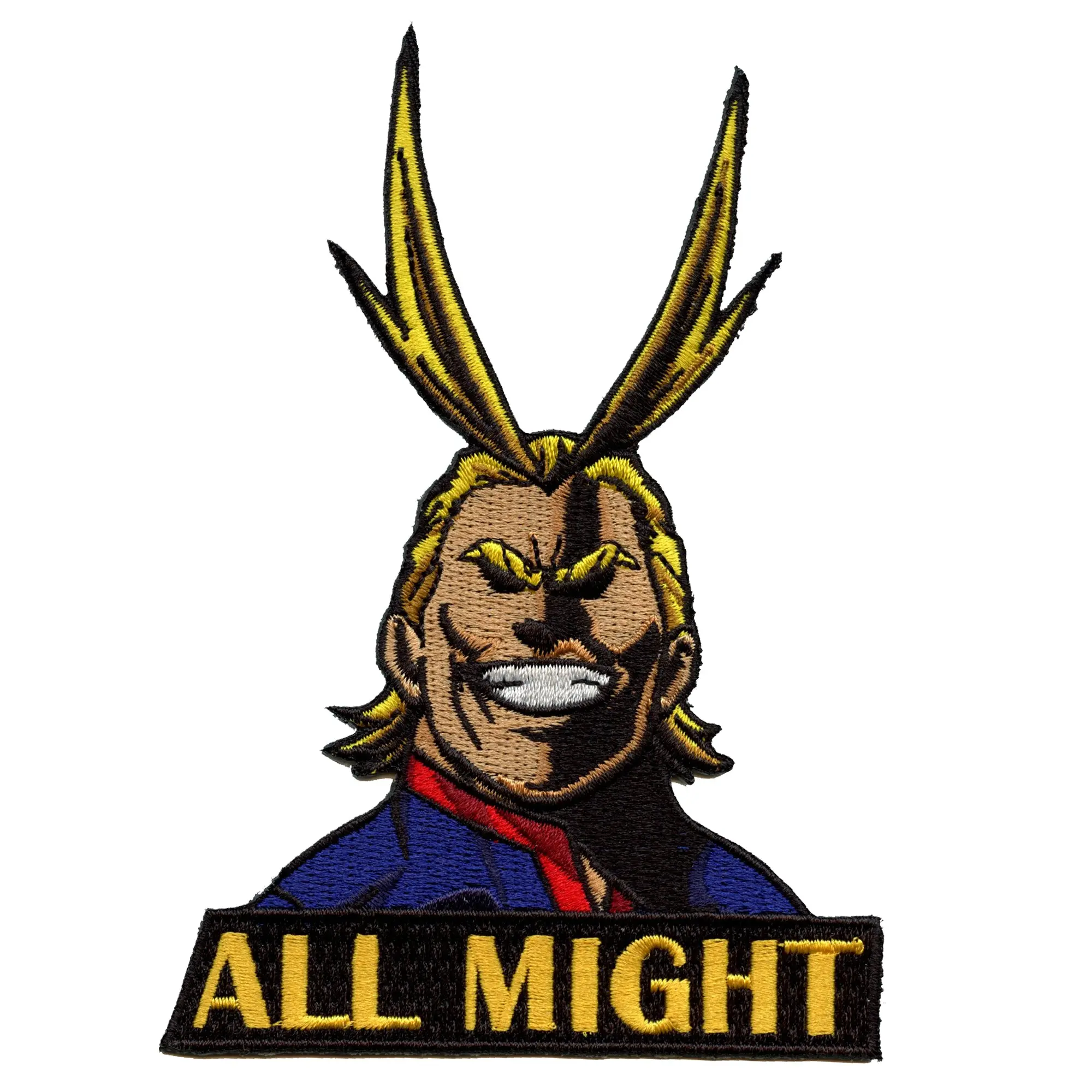 My Hero Academia Patch All Might Portrait Embroidered Iron-On