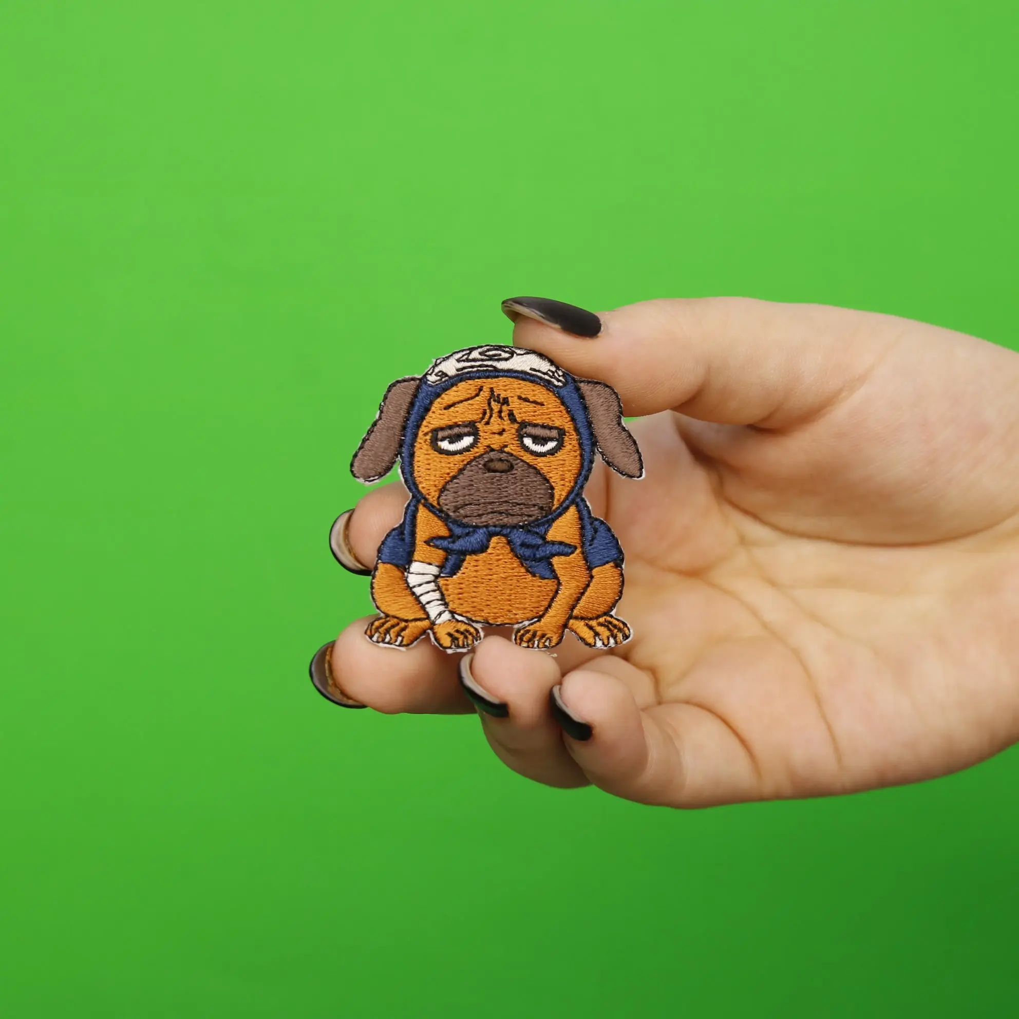 Naruto Anime Pakkun Embroidered Iron On Patch - Image 2