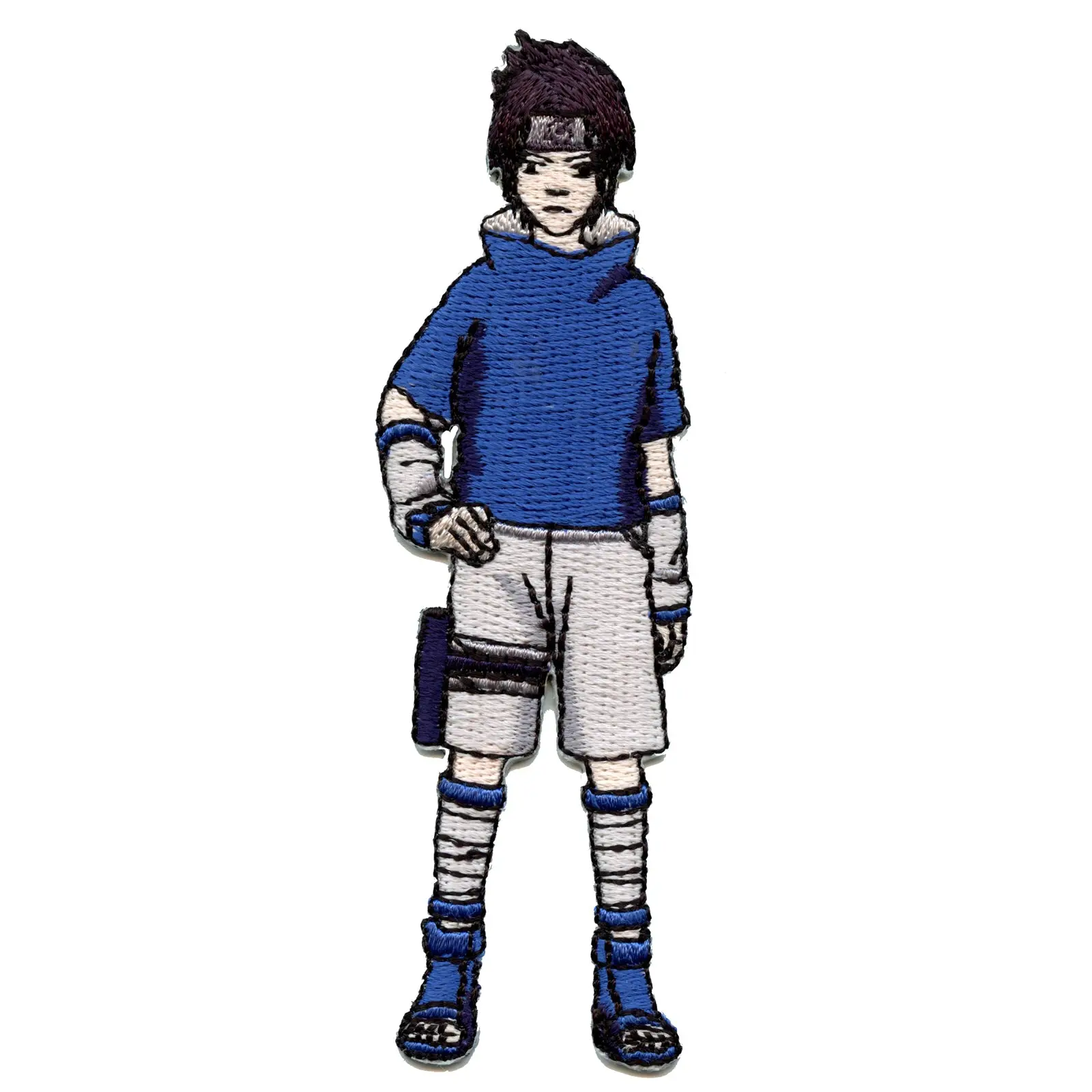 Naruto Anime Sasuke Embroidered Iron On Patch