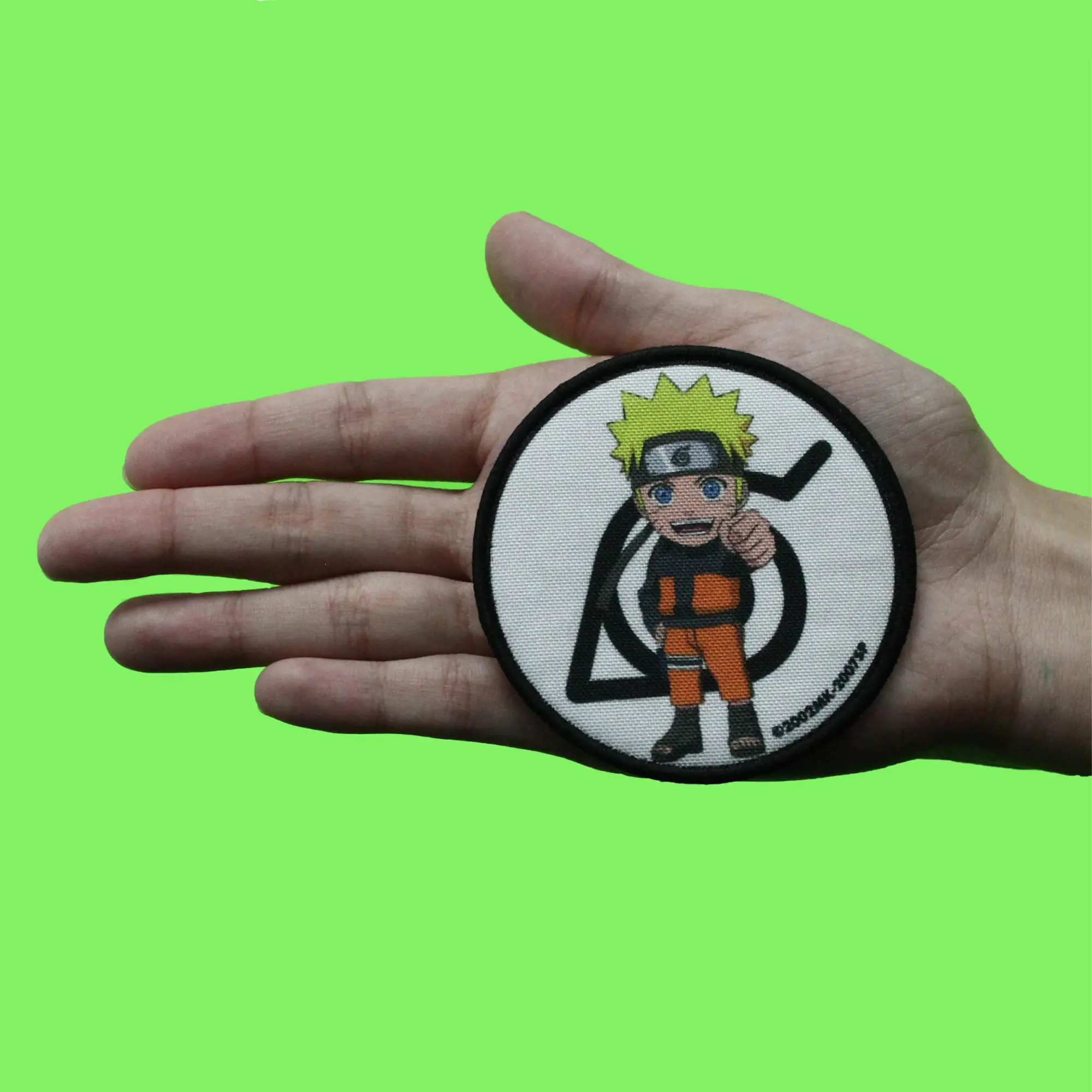 Naruto Uzumaki Point Patch Teenager Ninja Symbol Sublimated Embroidery Iron On - Image 2