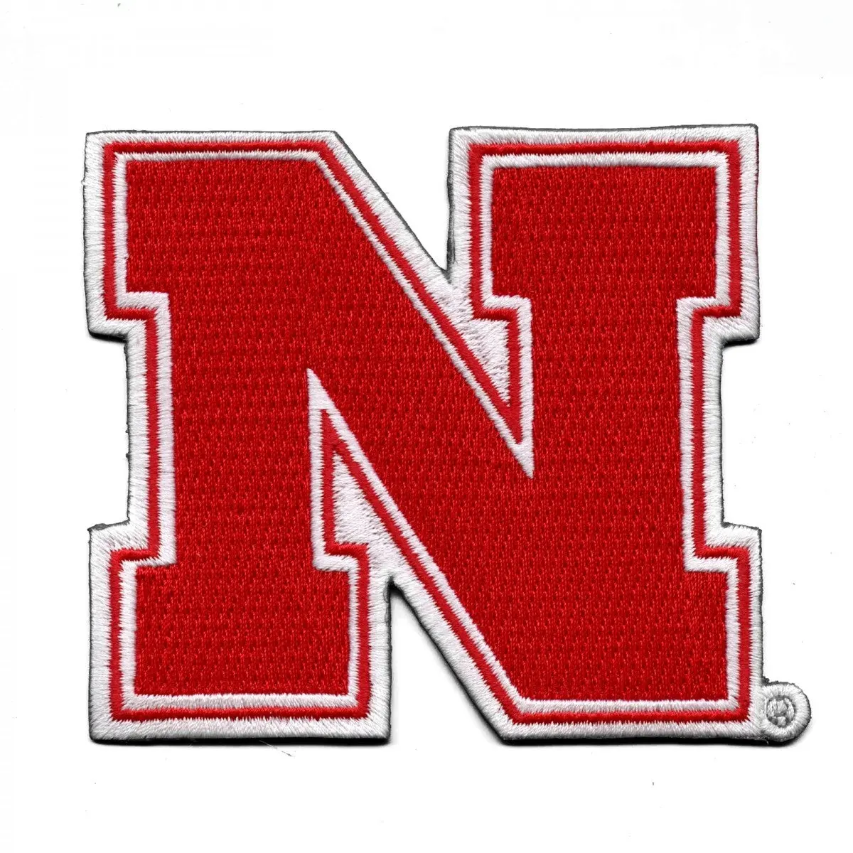 Nebraska Cornhuskers N Logo Iron On Embroidered Patch - Image 2