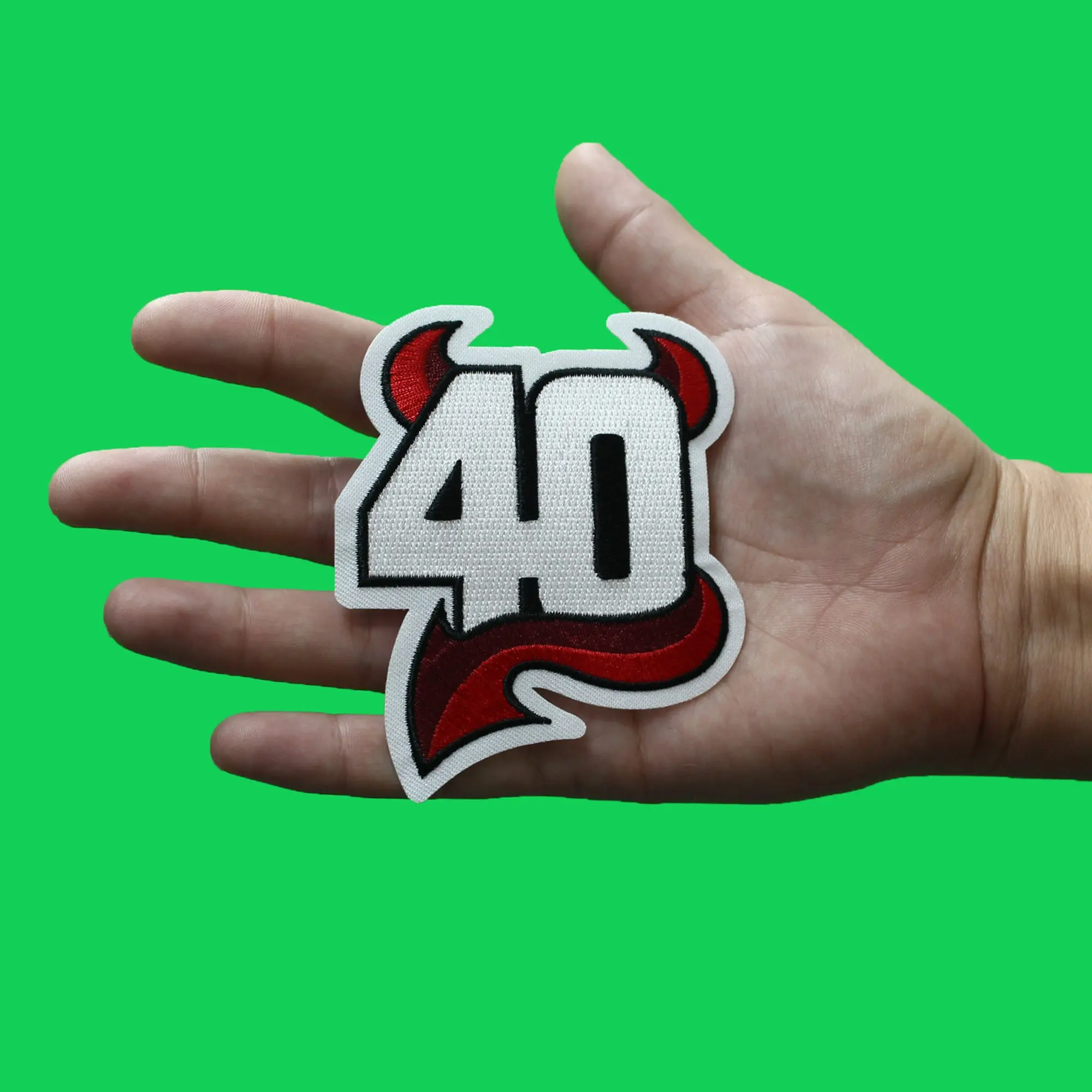 New Jersey Devils 40th Anniversary Jersey Patch (2022-23) - Image 2