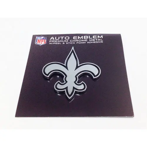 New Orleans Saints Premium Solid Metal Chrome Plated Car Auto Emblem