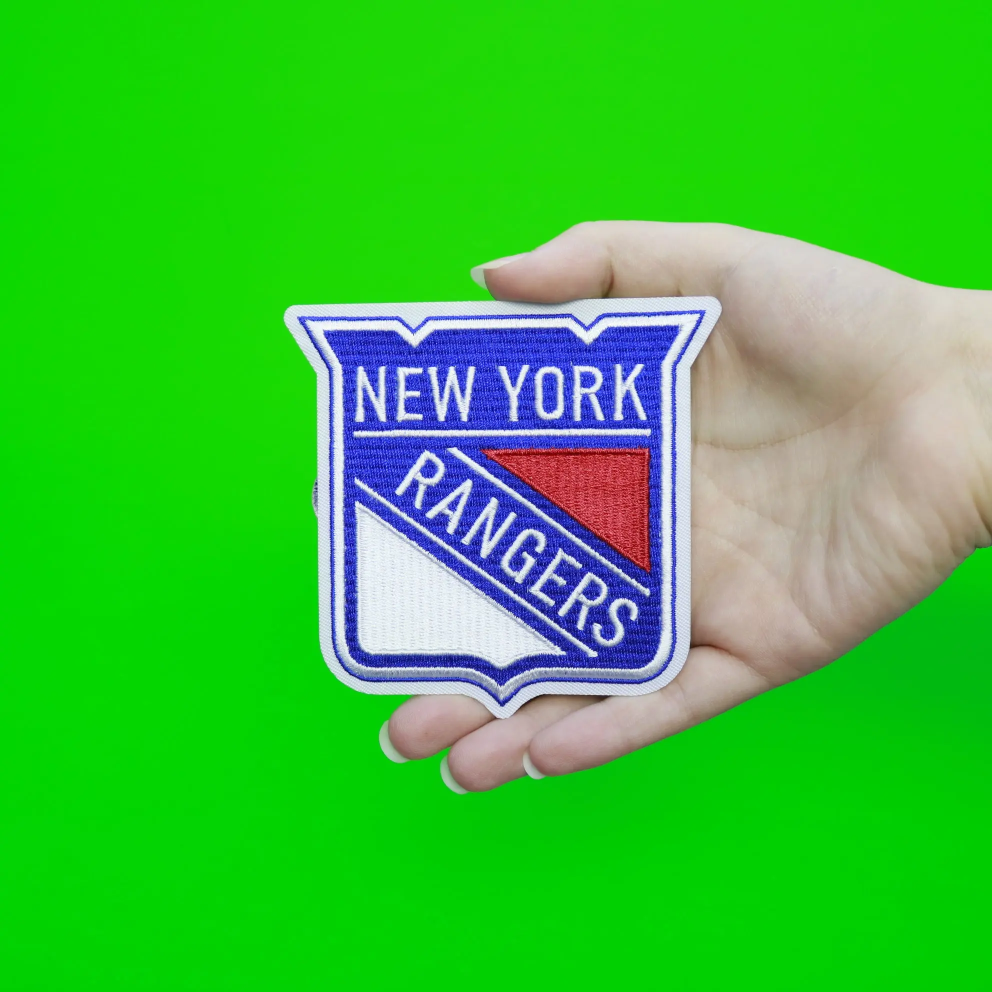 New York Rangers Primary Team Logo Patch 2019 White Border - Image 2