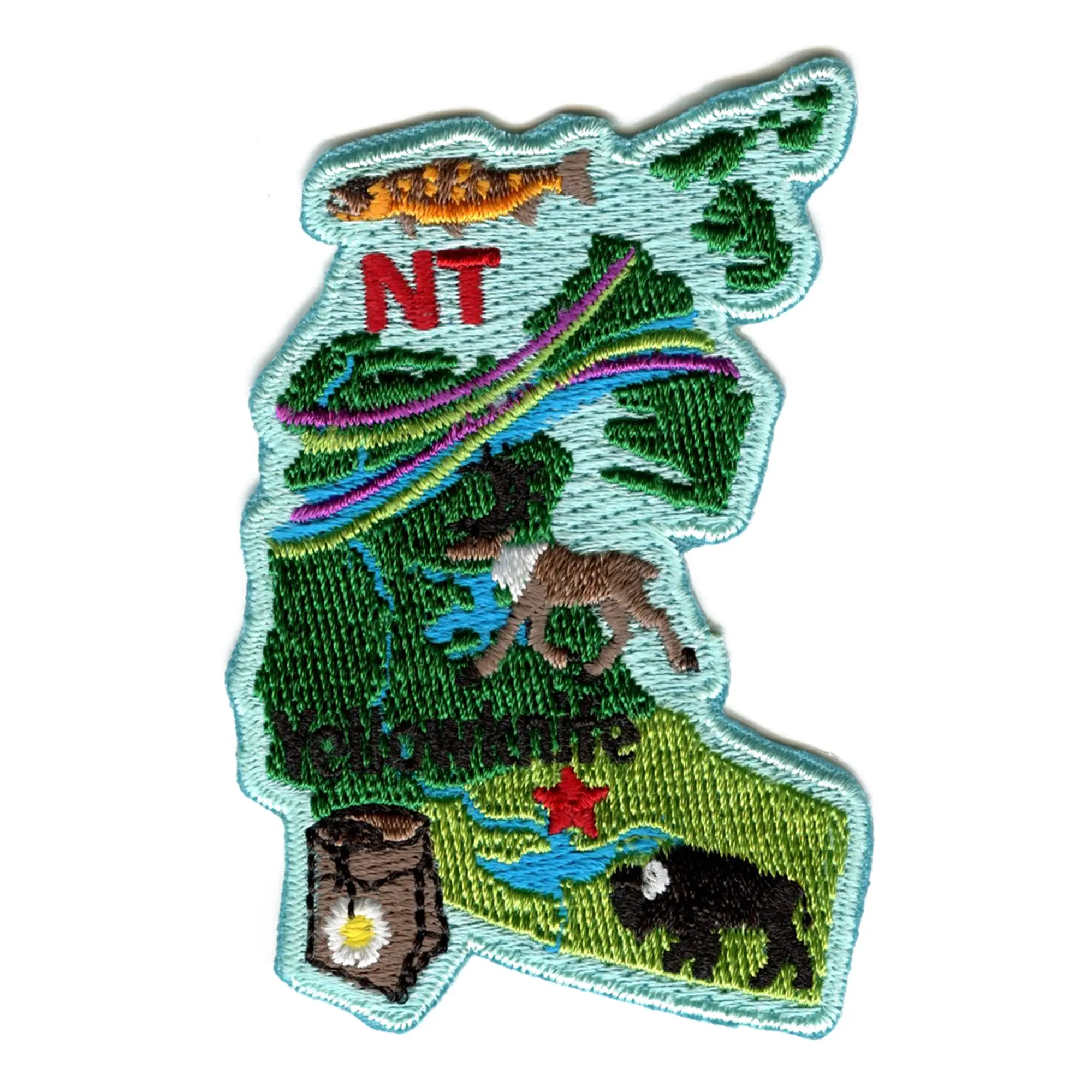 Northwest Territories Patch Canada Province Embroidered Iron-On