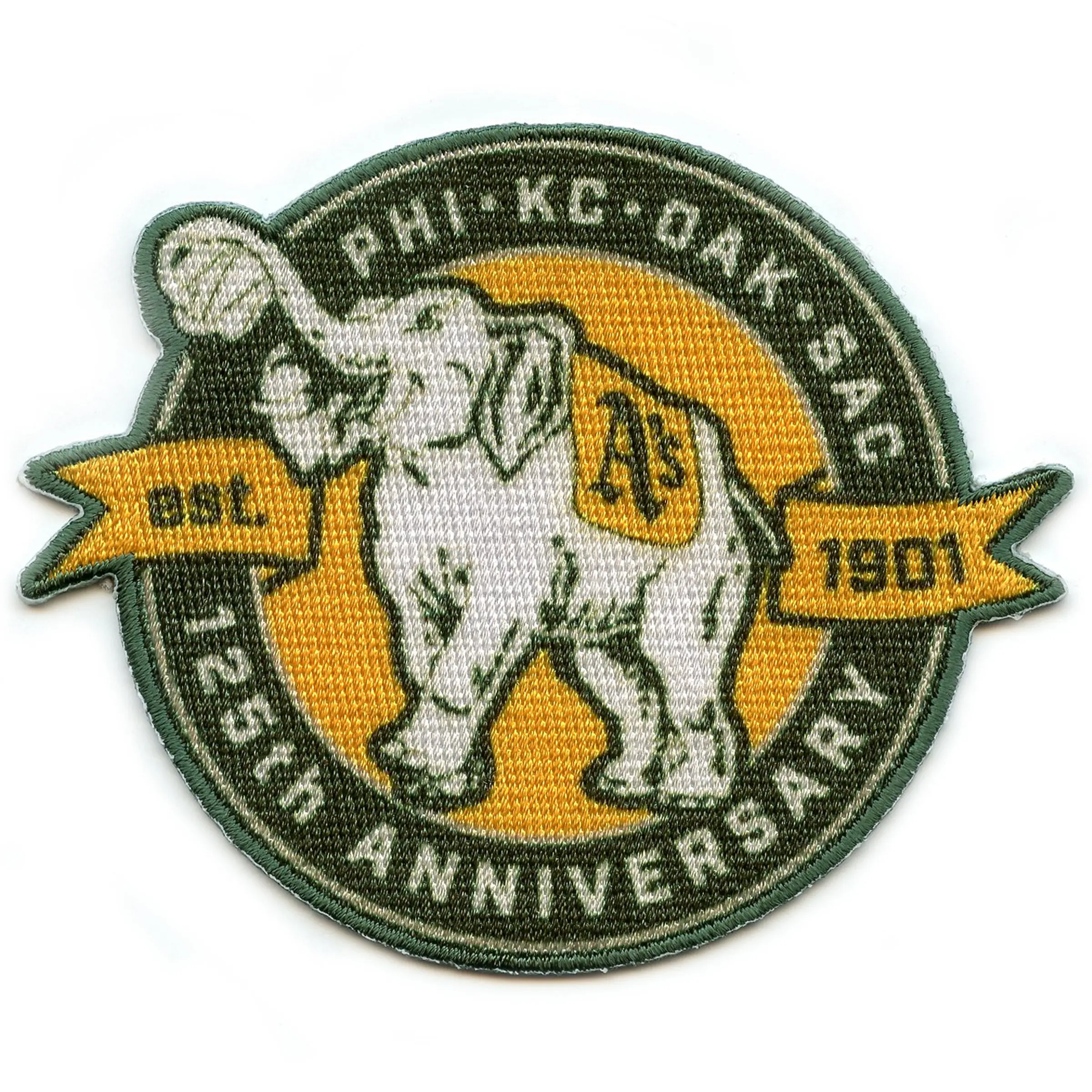 Oakland Athletics 125th Anniversary Jersey Patch Sacramento 2026 - Image 2