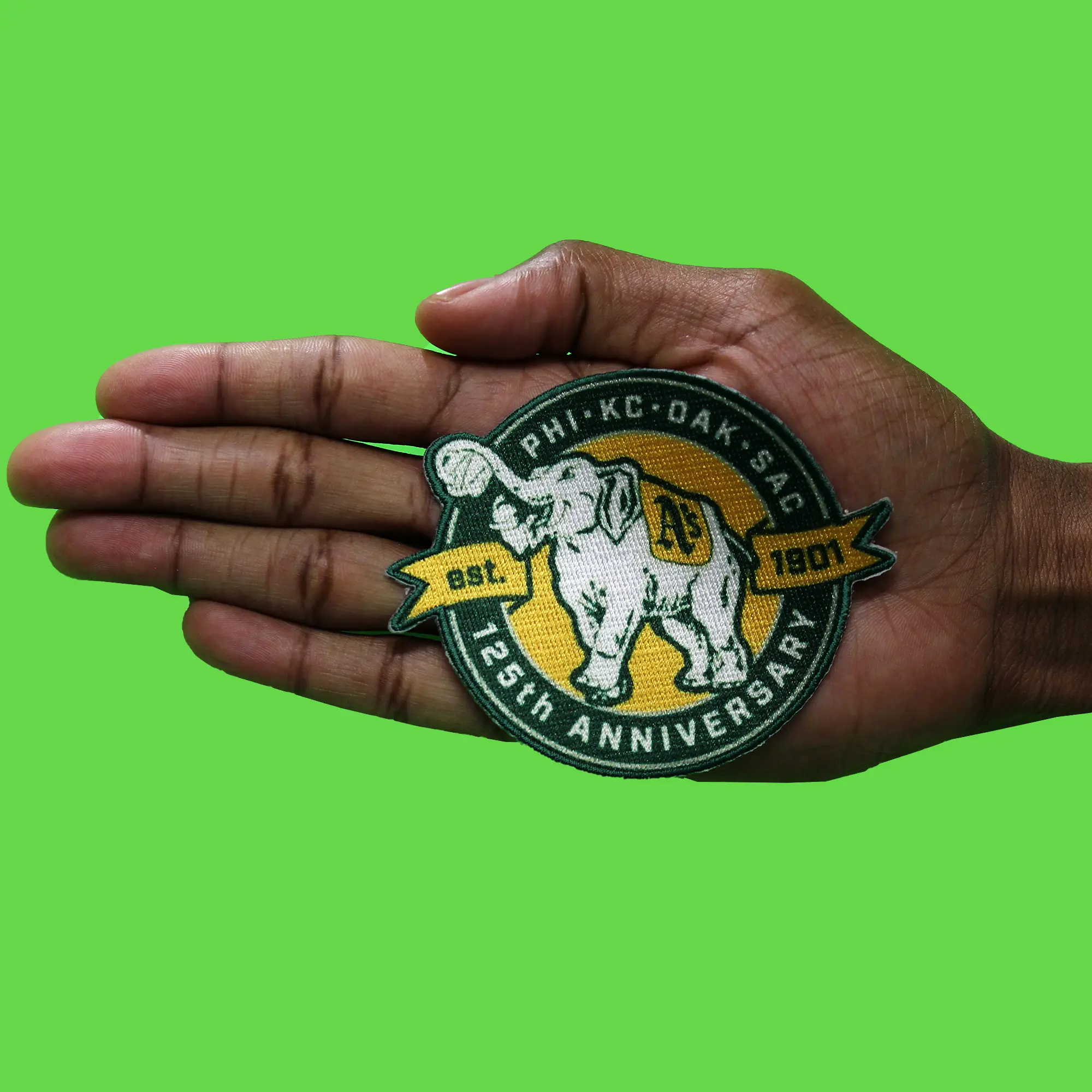 Oakland Athletics 125th Anniversary Jersey Patch Sacramento 2026 - Image 3
