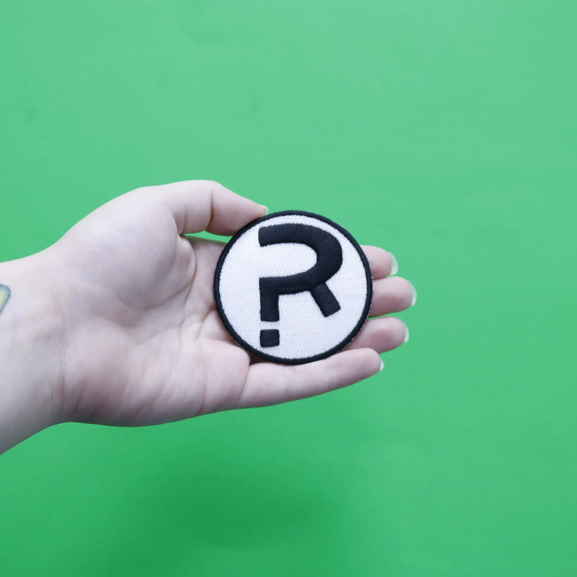 Official Umbrella Academy The Rumor R Logo Embroidered Iron On Patch - Image 3