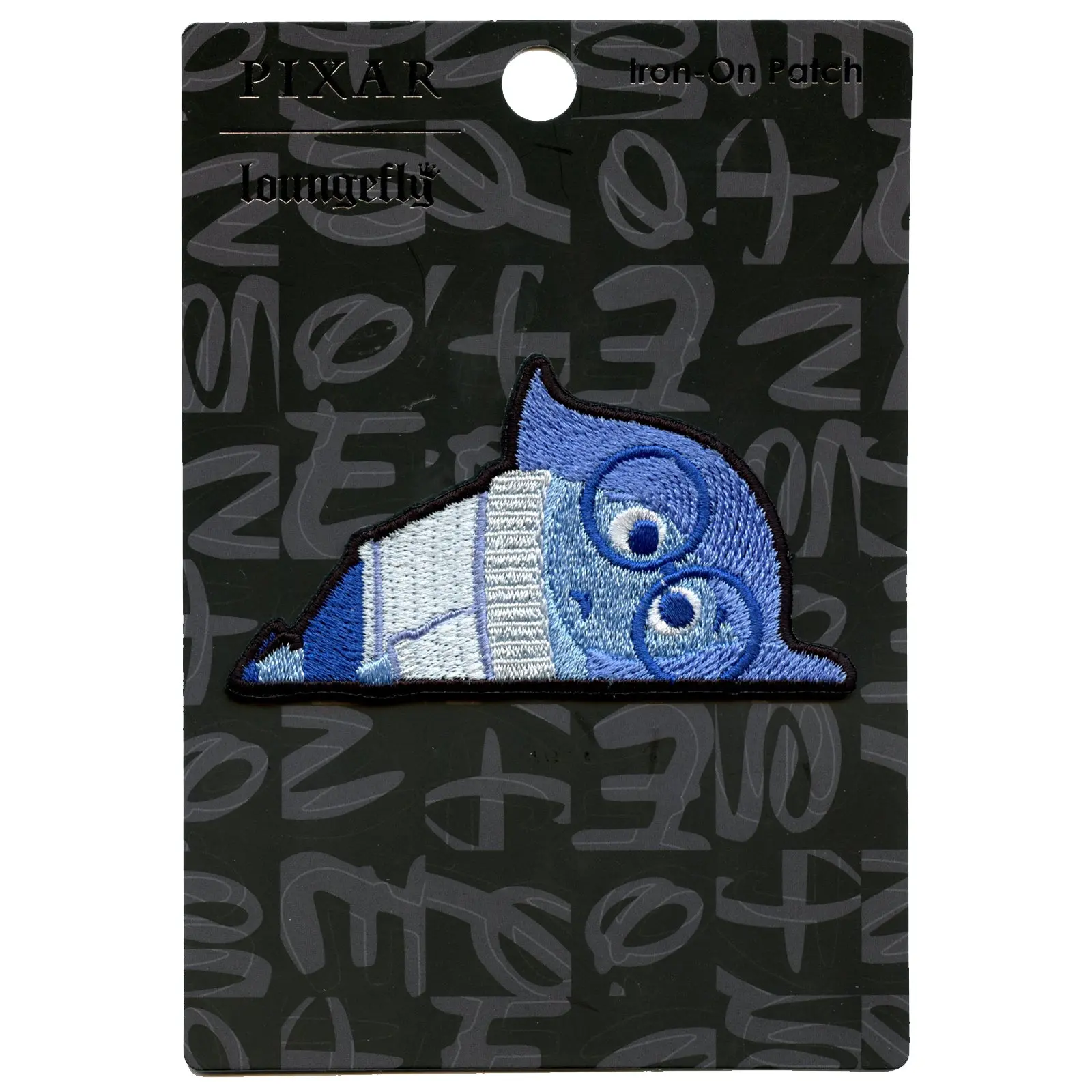 Official Disney's Inside Out Sadness Embroidered Iron On Applique Patch - Image 2